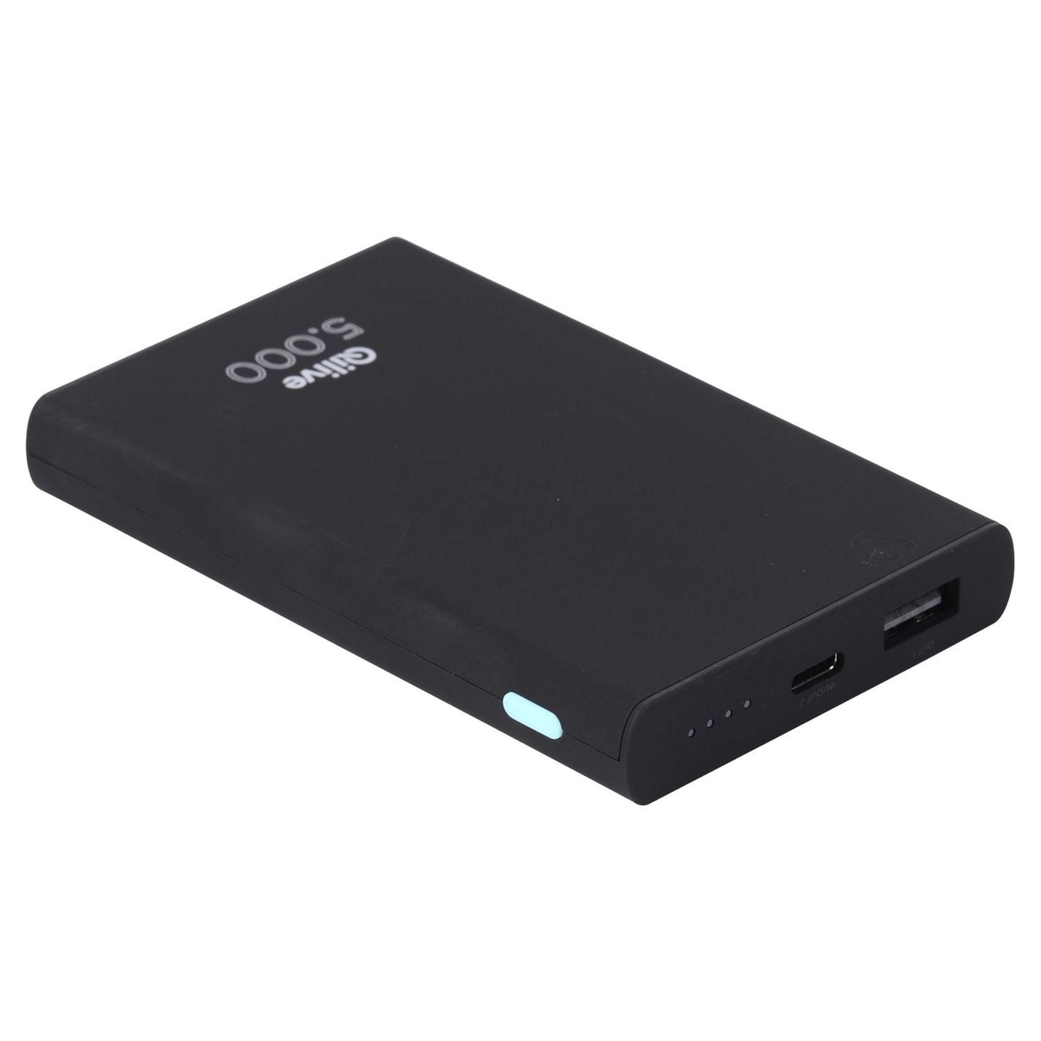 Voir la diapositive 2 : QILIVE Batterie de secours 5000 mAh - Noir