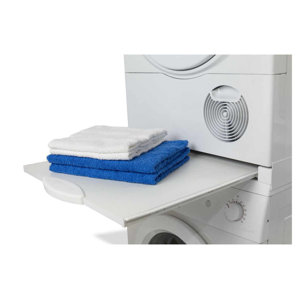 HOME EQUIPEMENT Kit superposition avec tiroir 80150 - Blanc