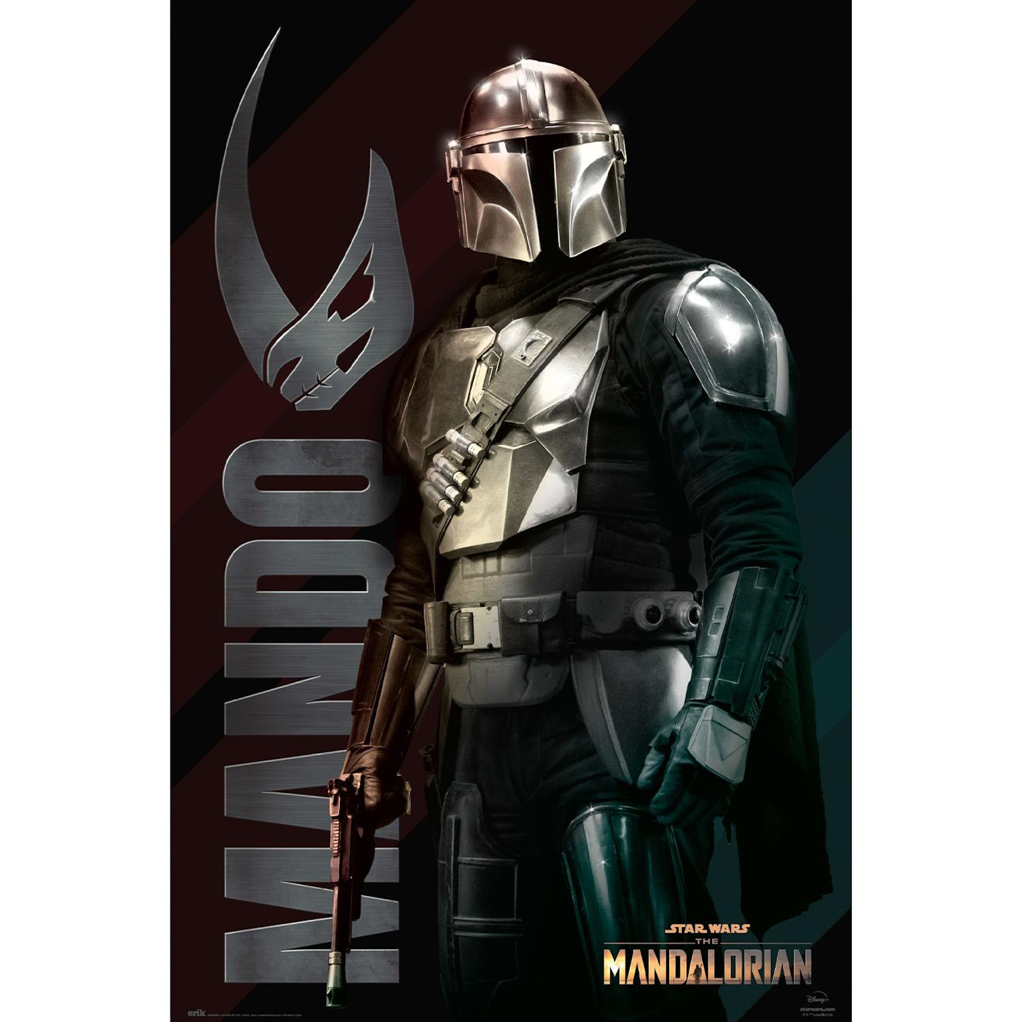 GRUPO ERIK Poster Star Wars The Mandalorian Mando