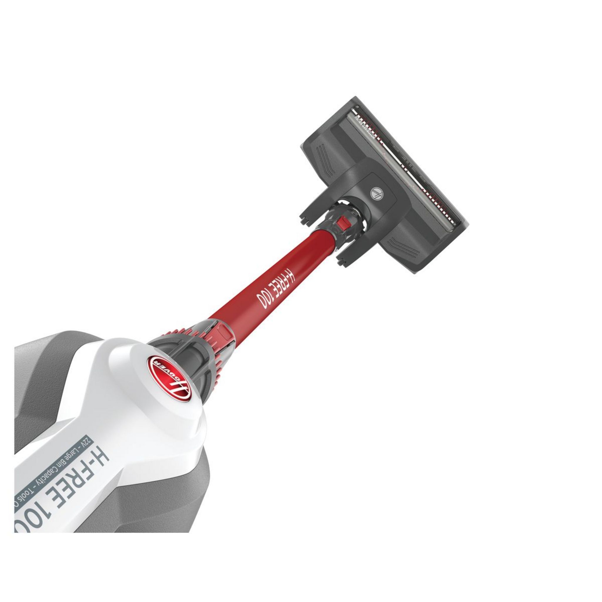 Voir la diapositive 2 : HOOVER Aspirateur balai HF122GPT - Rouge