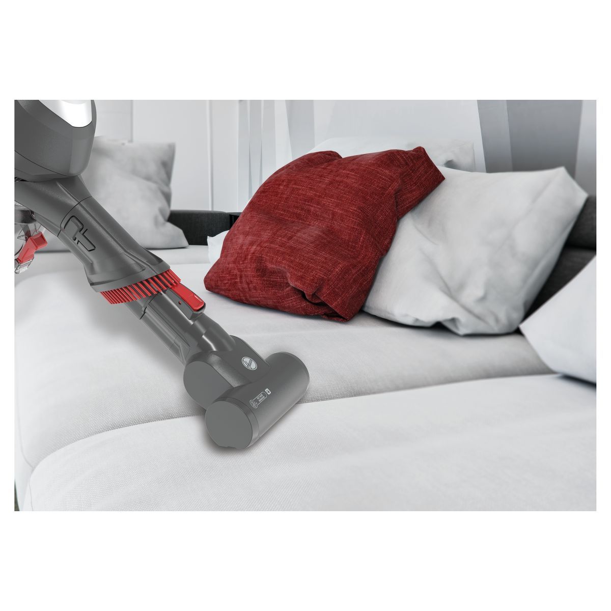 HOOVER Aspirateur balai HF122GPT - Rouge