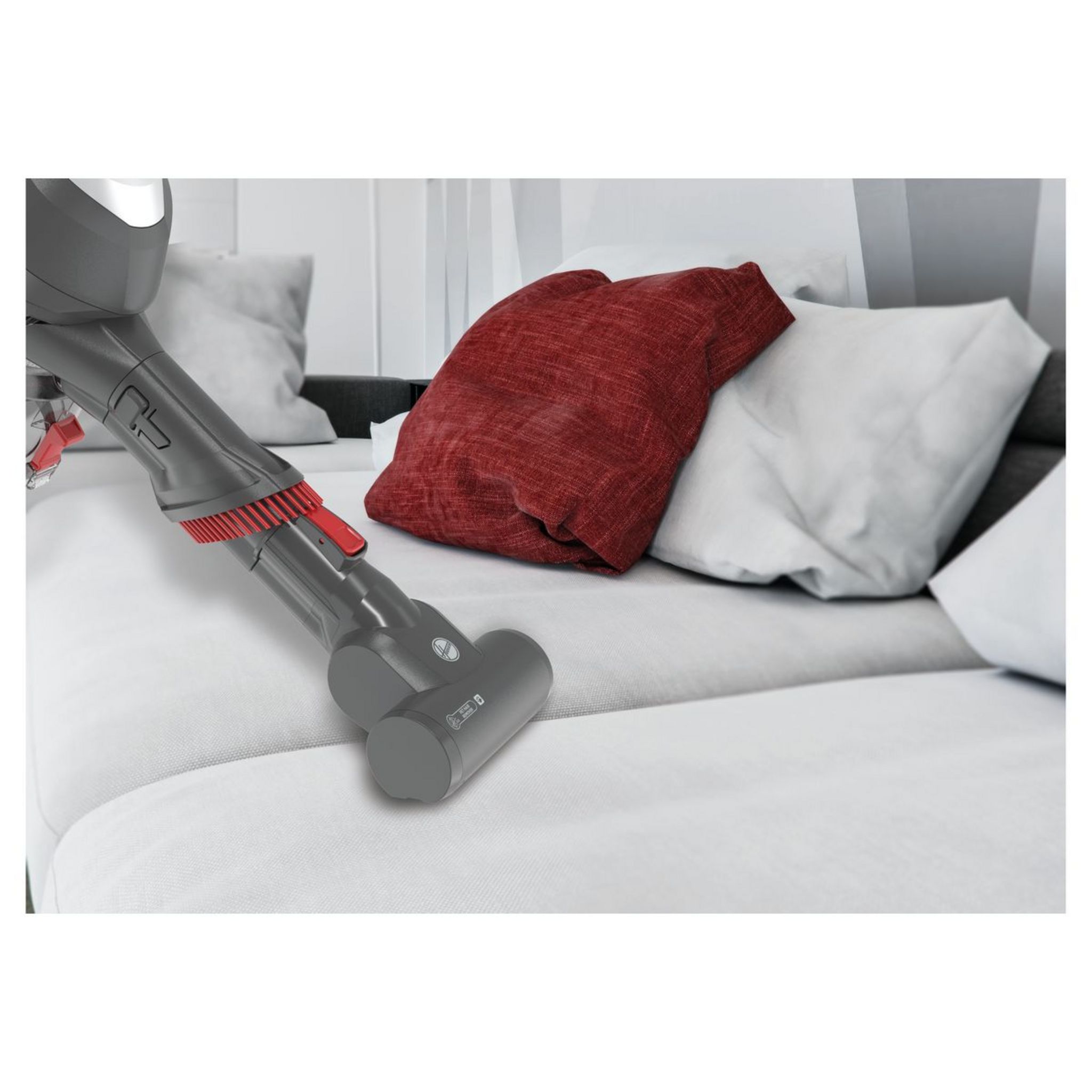 Voir la diapositive 8 : HOOVER Aspirateur balai HF122GPT - Rouge