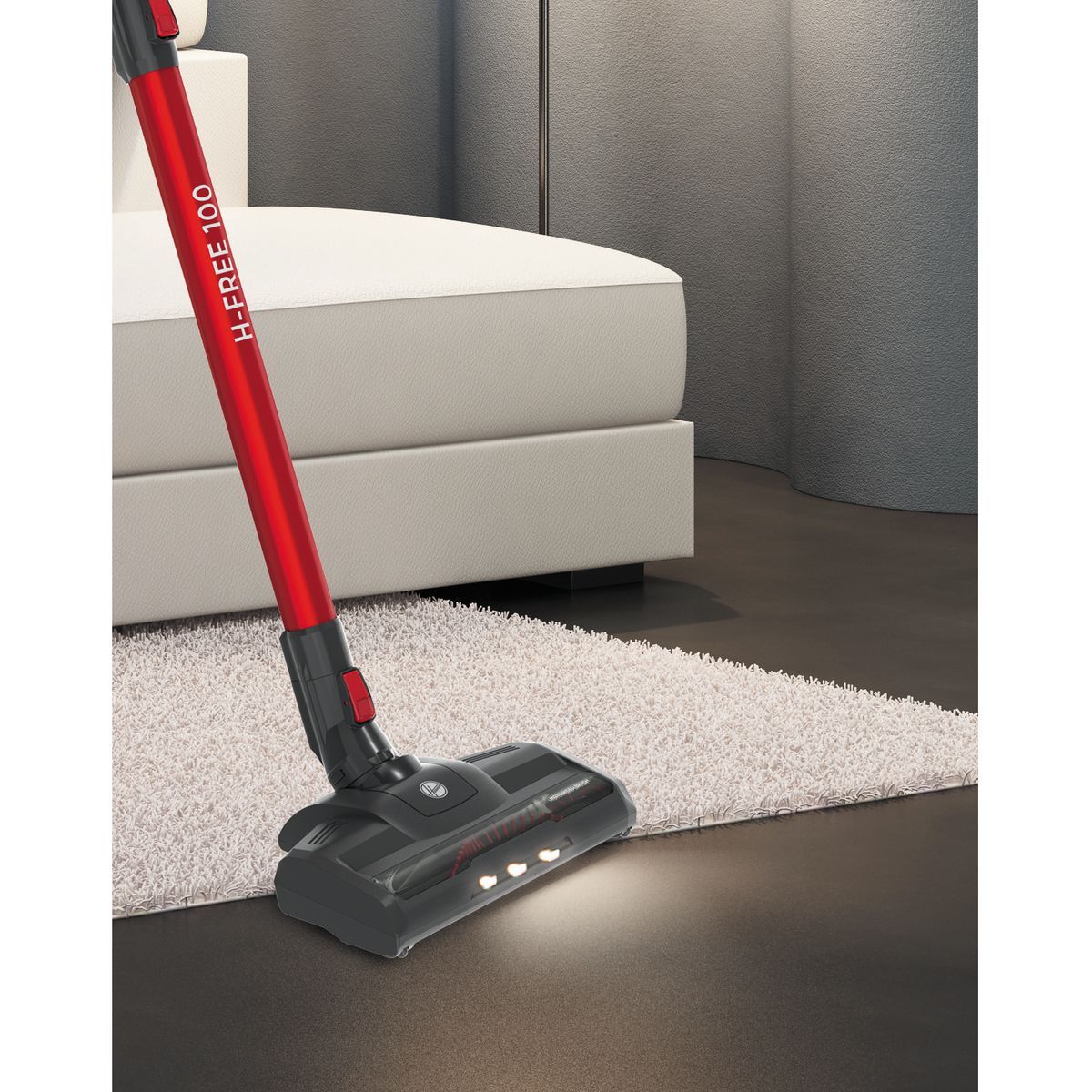 HOOVER Aspirateur balai HF122GPT - Rouge