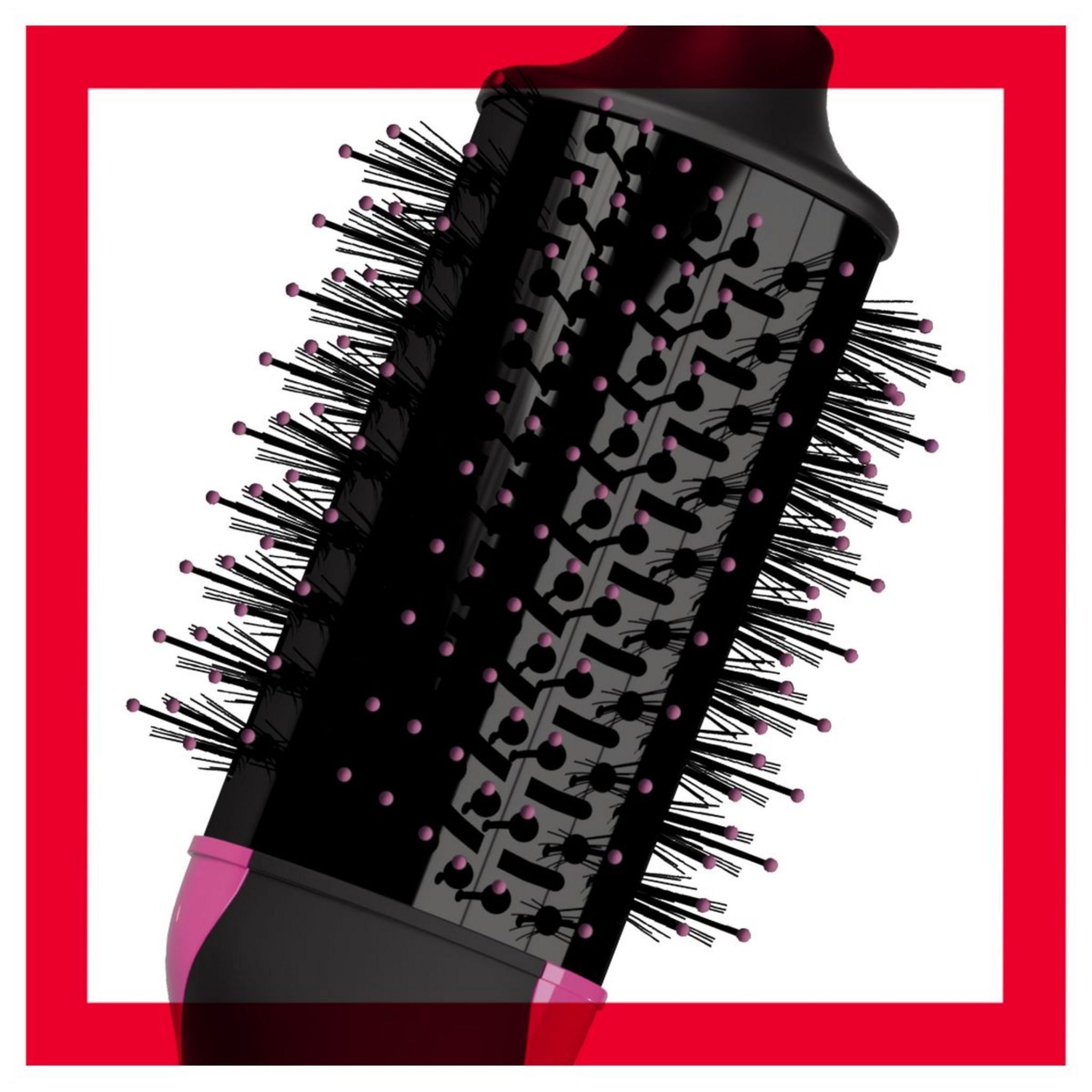 Voir la diapositive 2 : REVLON Brosse chauffante lissante RVDR5282UKE - Noir