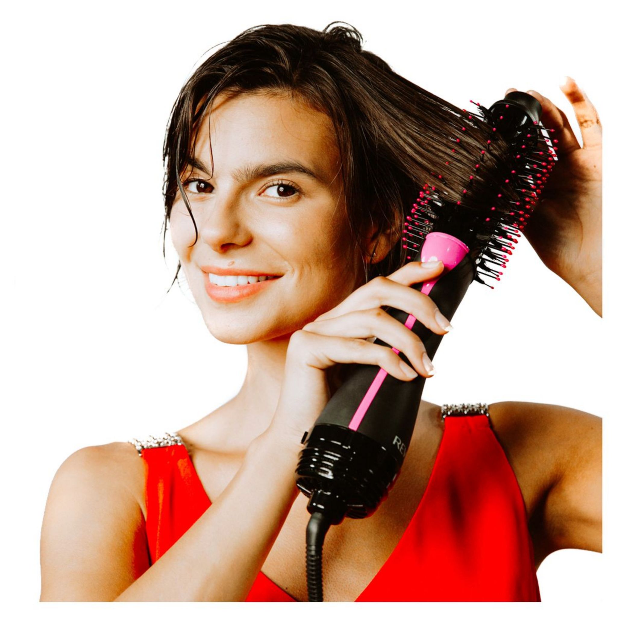 Voir la diapositive 3 : REVLON Brosse chauffante lissante RVDR5282UKE - Noir