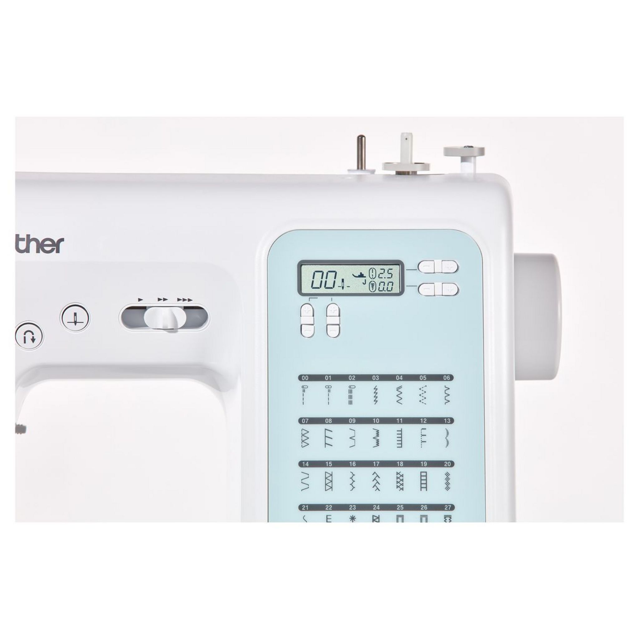 Voir la diapositive 5 : BROTHER Machine à coudre électronique  FS40S - Blanc