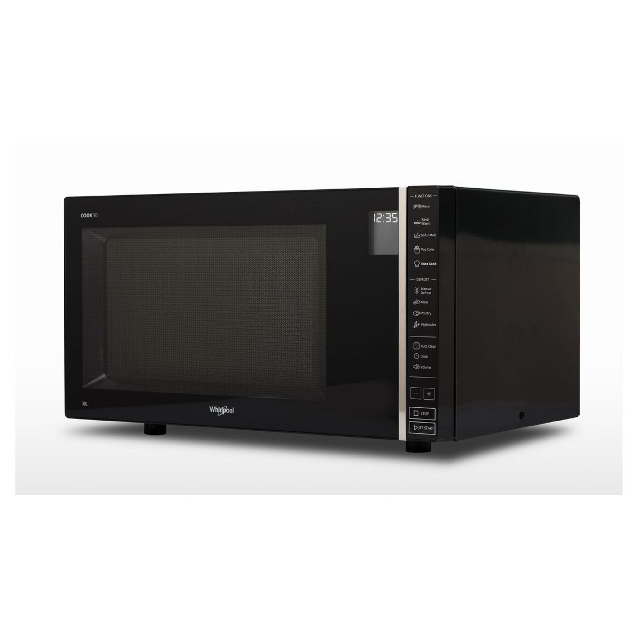 Voir la diapositive 3 : WHIRLPOOL Micro-ondes mono-fonction MWP301B - 900 W - Capacité 30 L - Noir