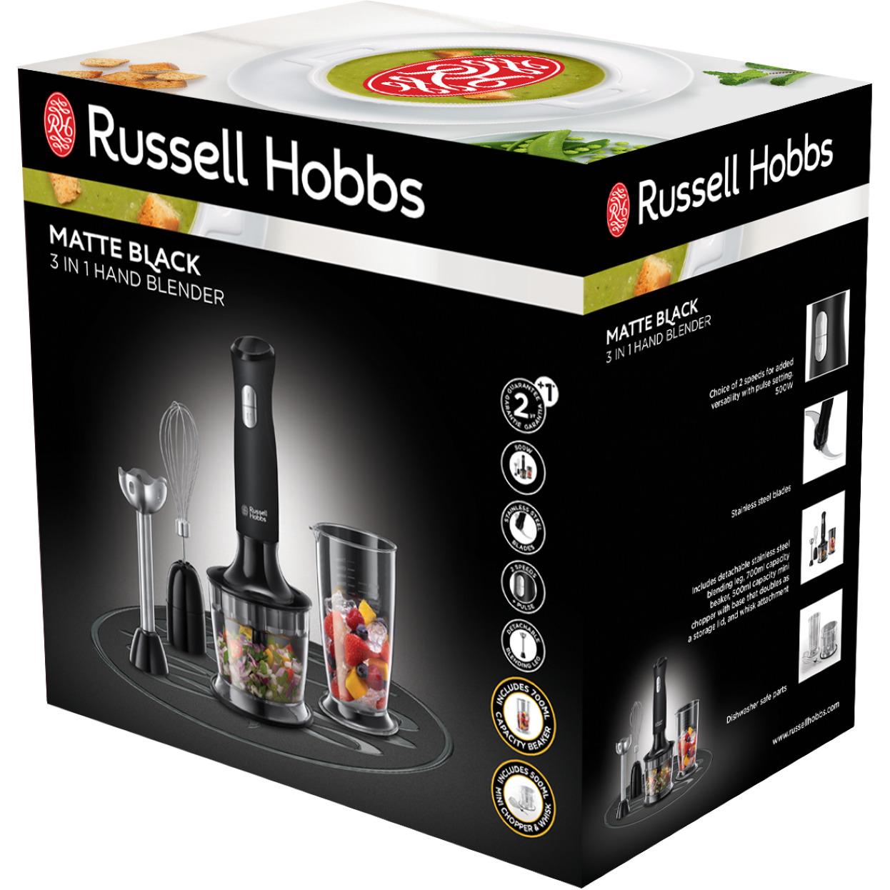 Voir la diapositive 2 : RUSSELL HOBBS Mixeur plongeant 24702-56 - Noir