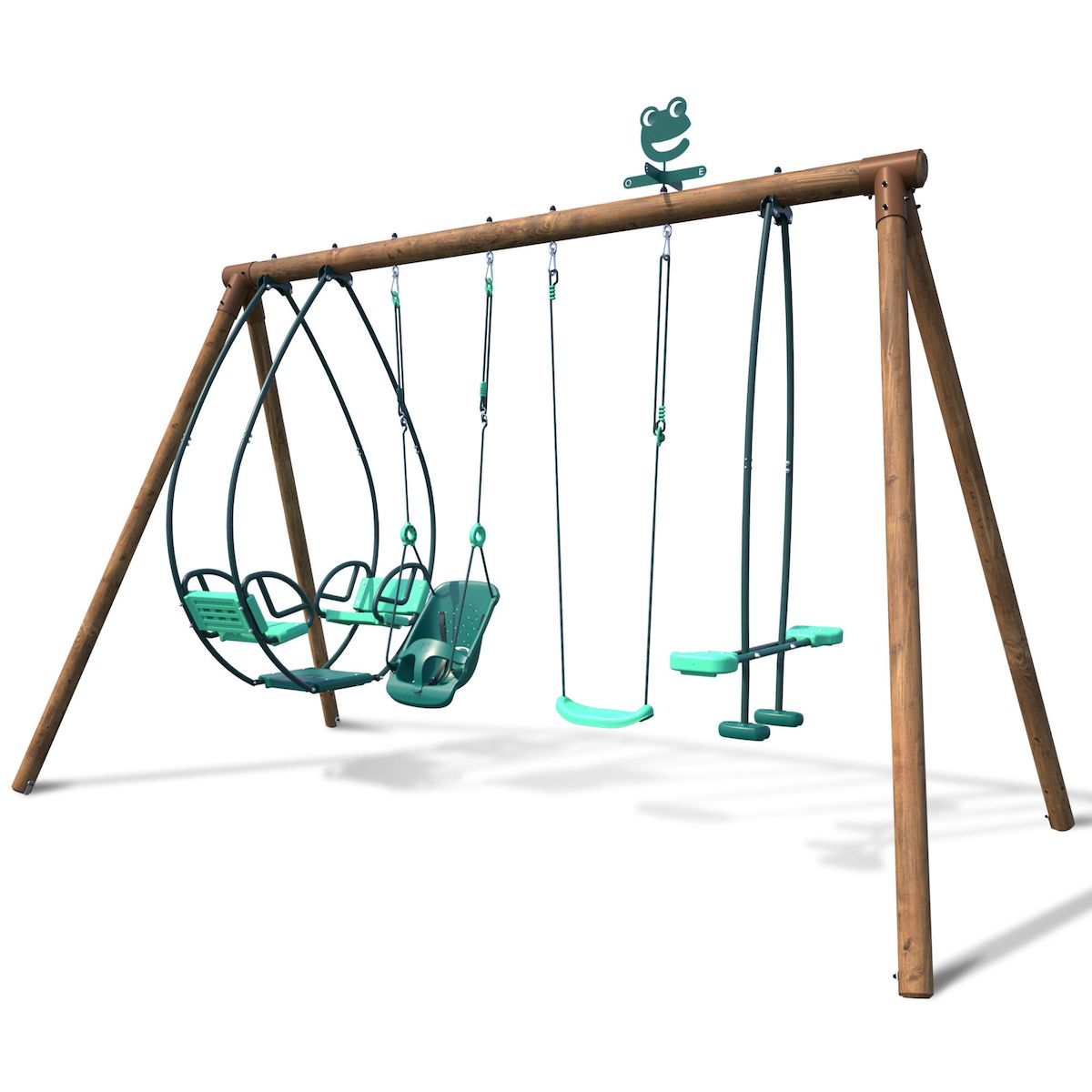 SOULET Portique balançoire - Bois - H2,22m - SUZANNE