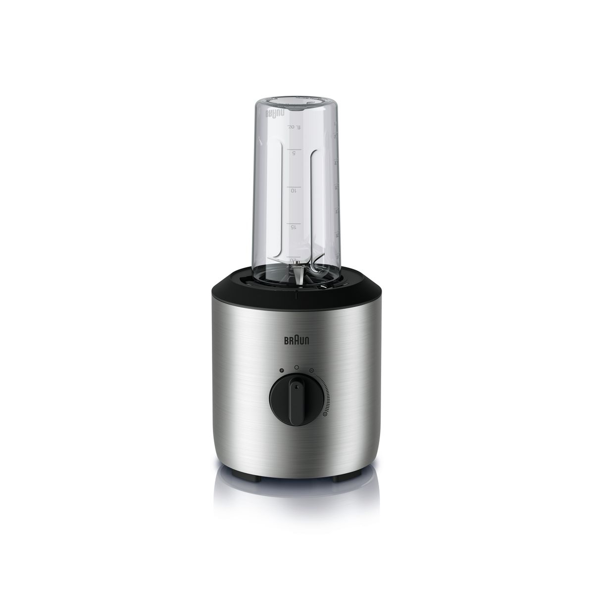 Voir la diapositive 3 : BRAUN Blender bol en verre JB3272SI - Inox