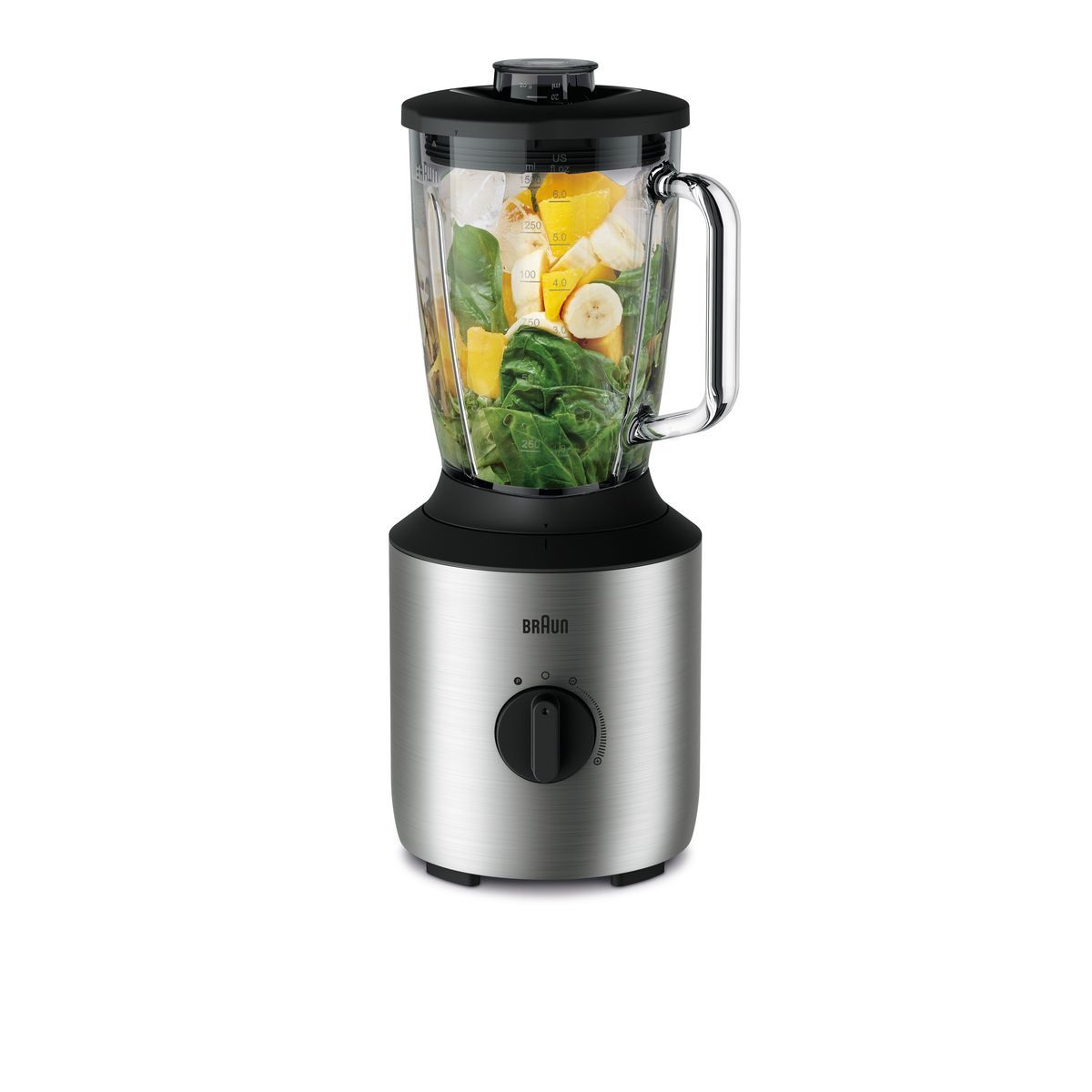 BRAUN Blender bol en verre JB3272SI - Inox