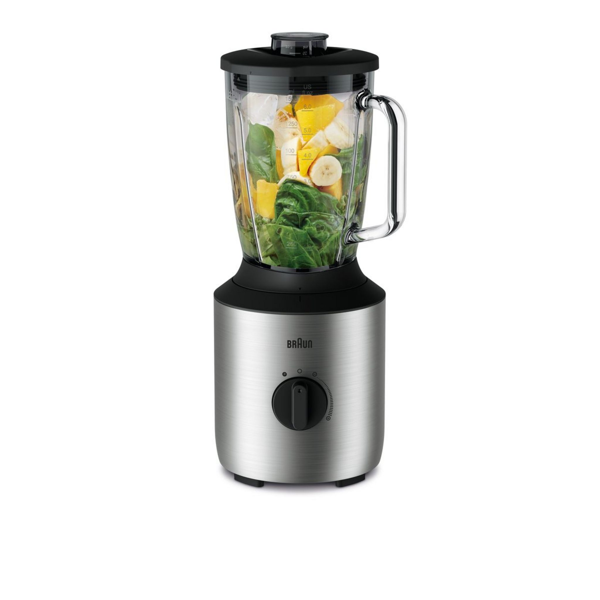 Voir la diapositive 4 : BRAUN Blender bol en verre JB3272SI - Inox