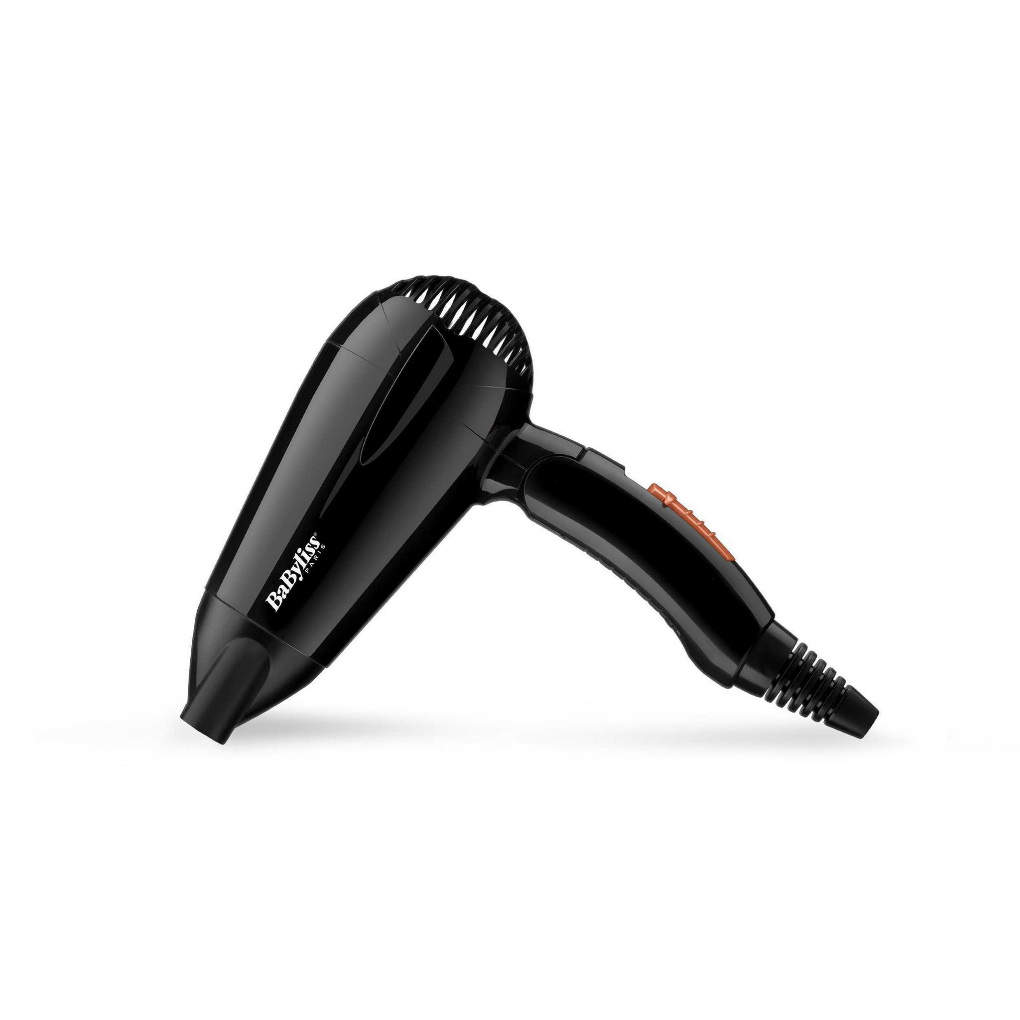 Voir la diapositive 2 : BABYLISS Sèche cheveux de voyage 5344E - Noir
