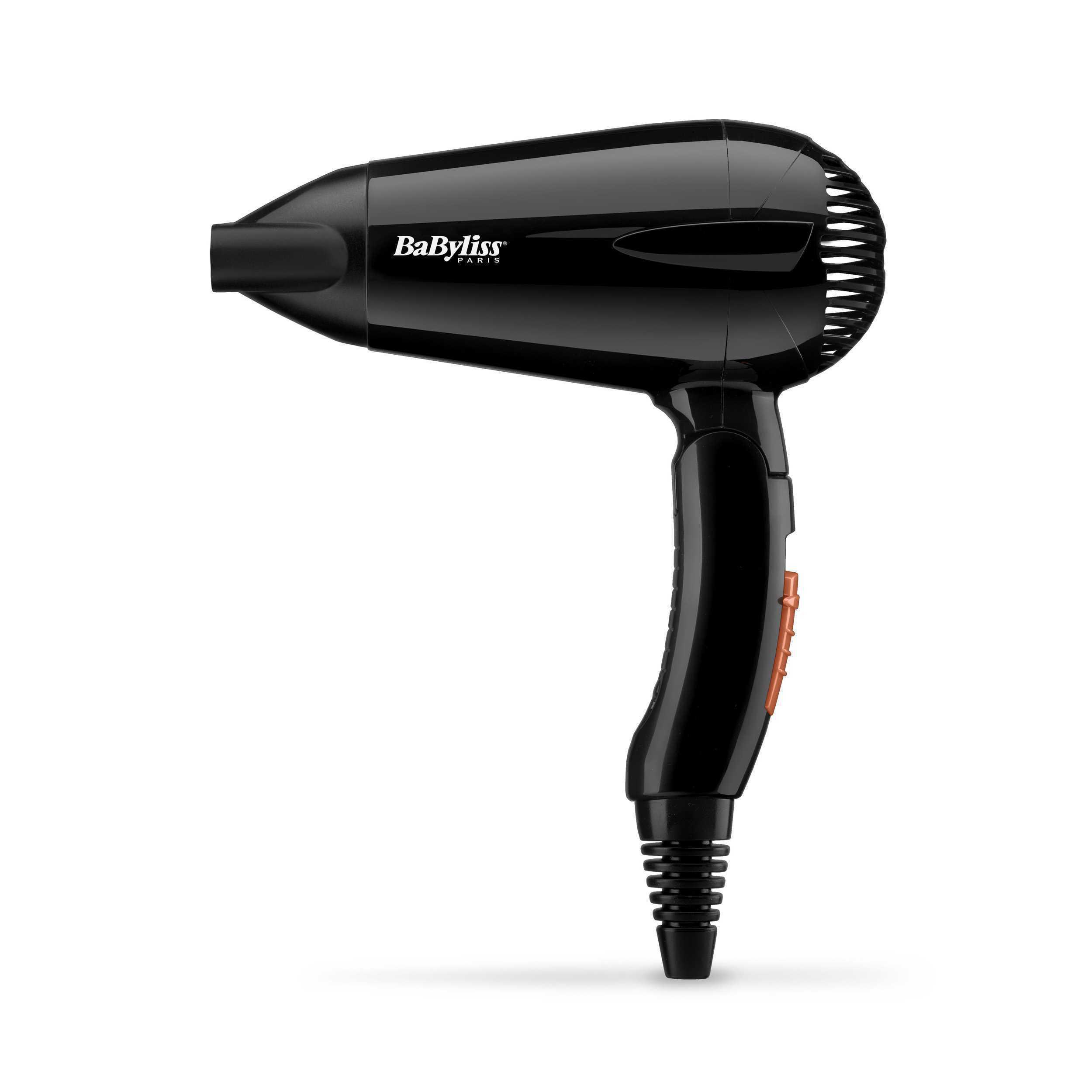 Voir la diapositive 6 : BABYLISS Sèche cheveux de voyage 5344E - Noir