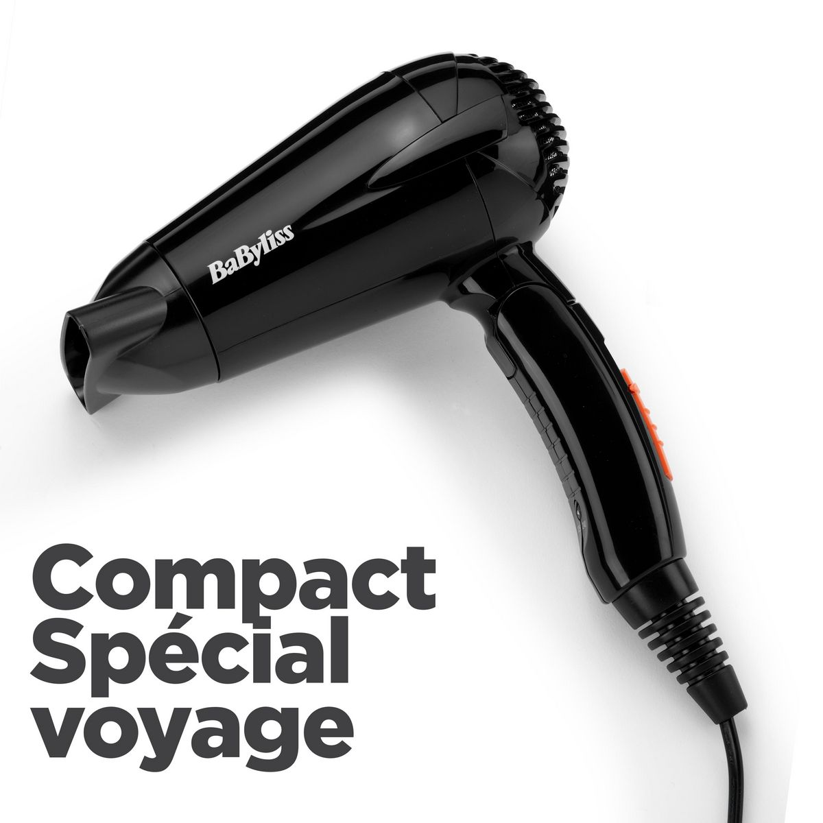 BABYLISS Sèche cheveux de voyage 5344E - Noir