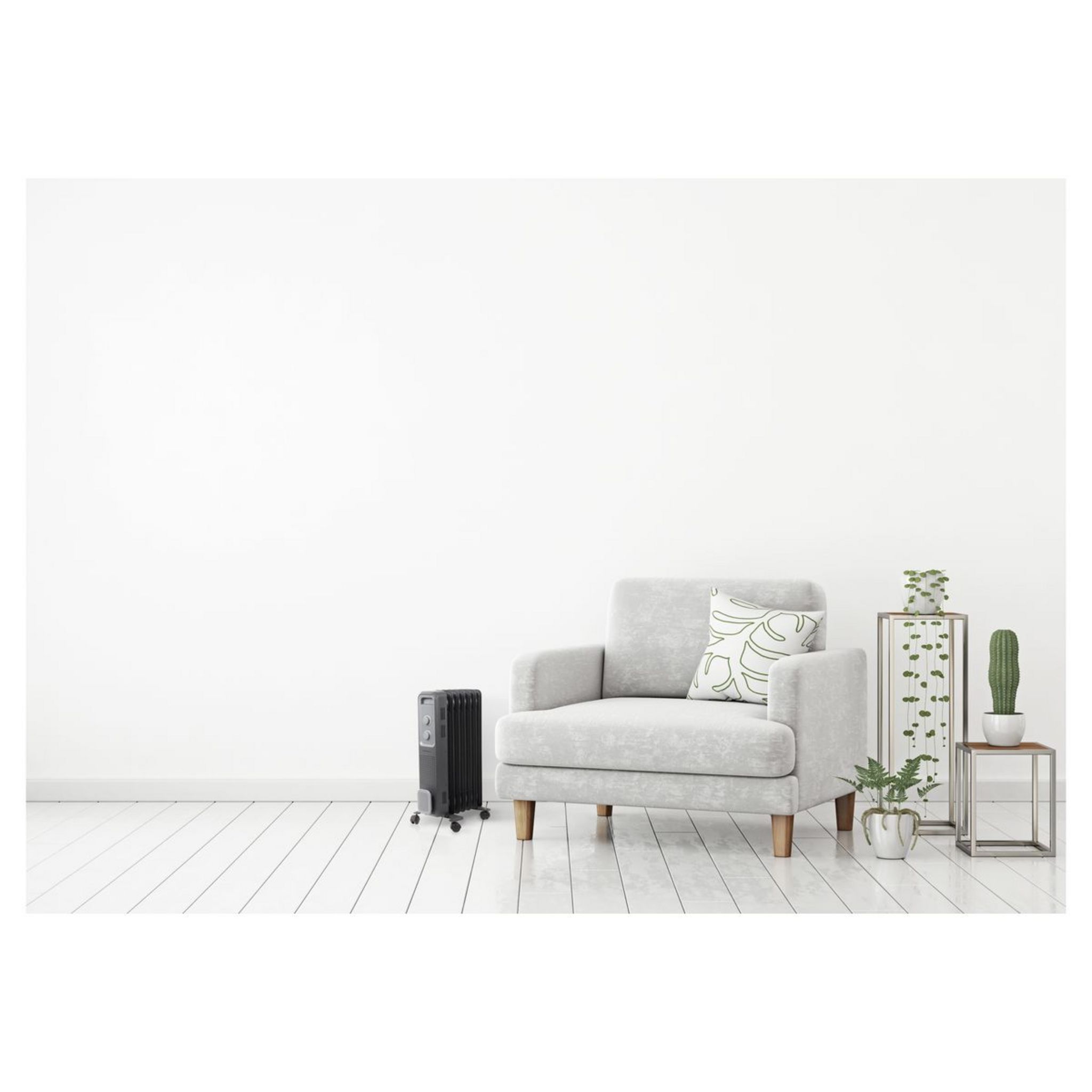 Voir la diapositive 2 : THOMSON Radiateur bain d'huile THBDH011E - Noir