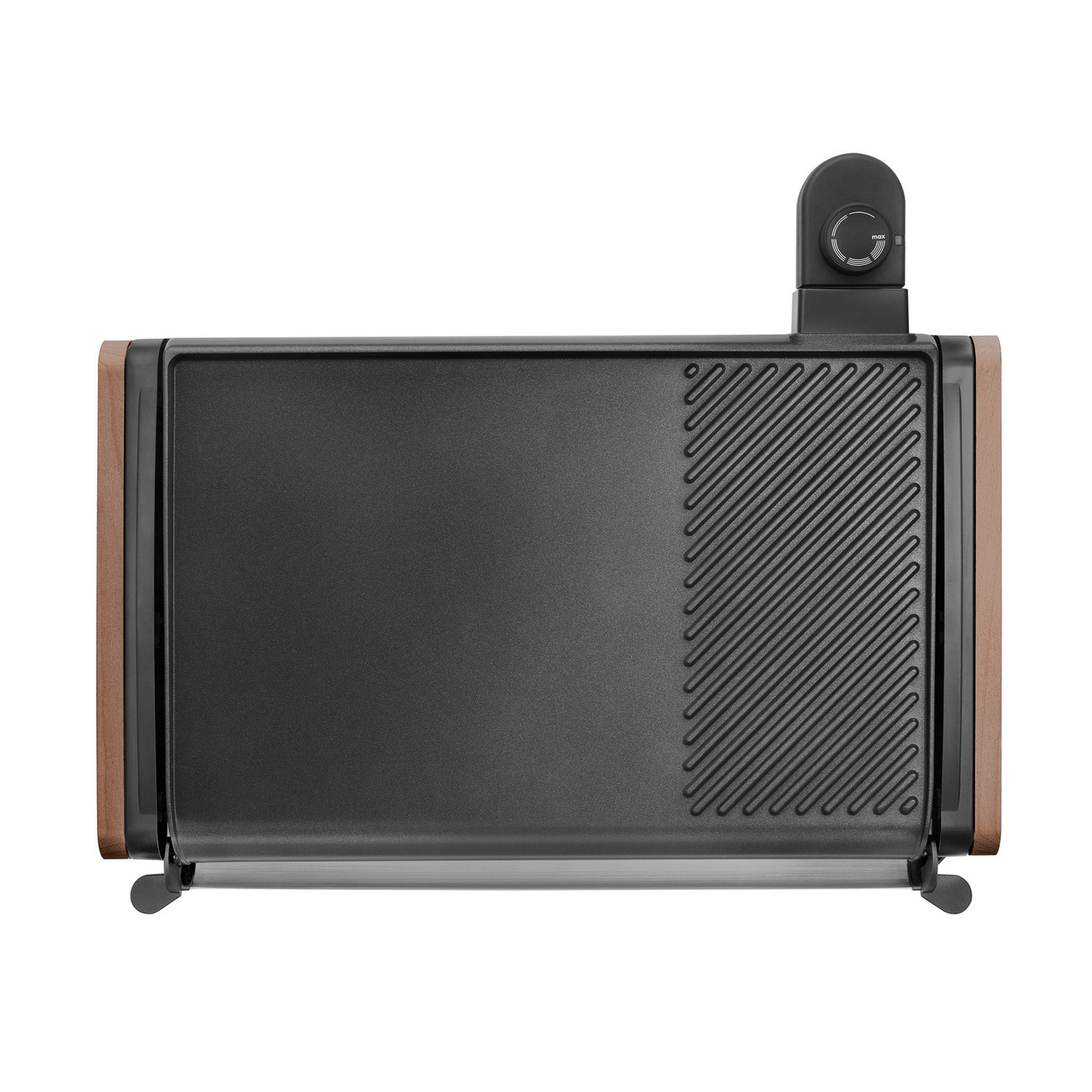 Voir la diapositive 3 : LAGRANGE Plancha grill électrique 229011 - Bois