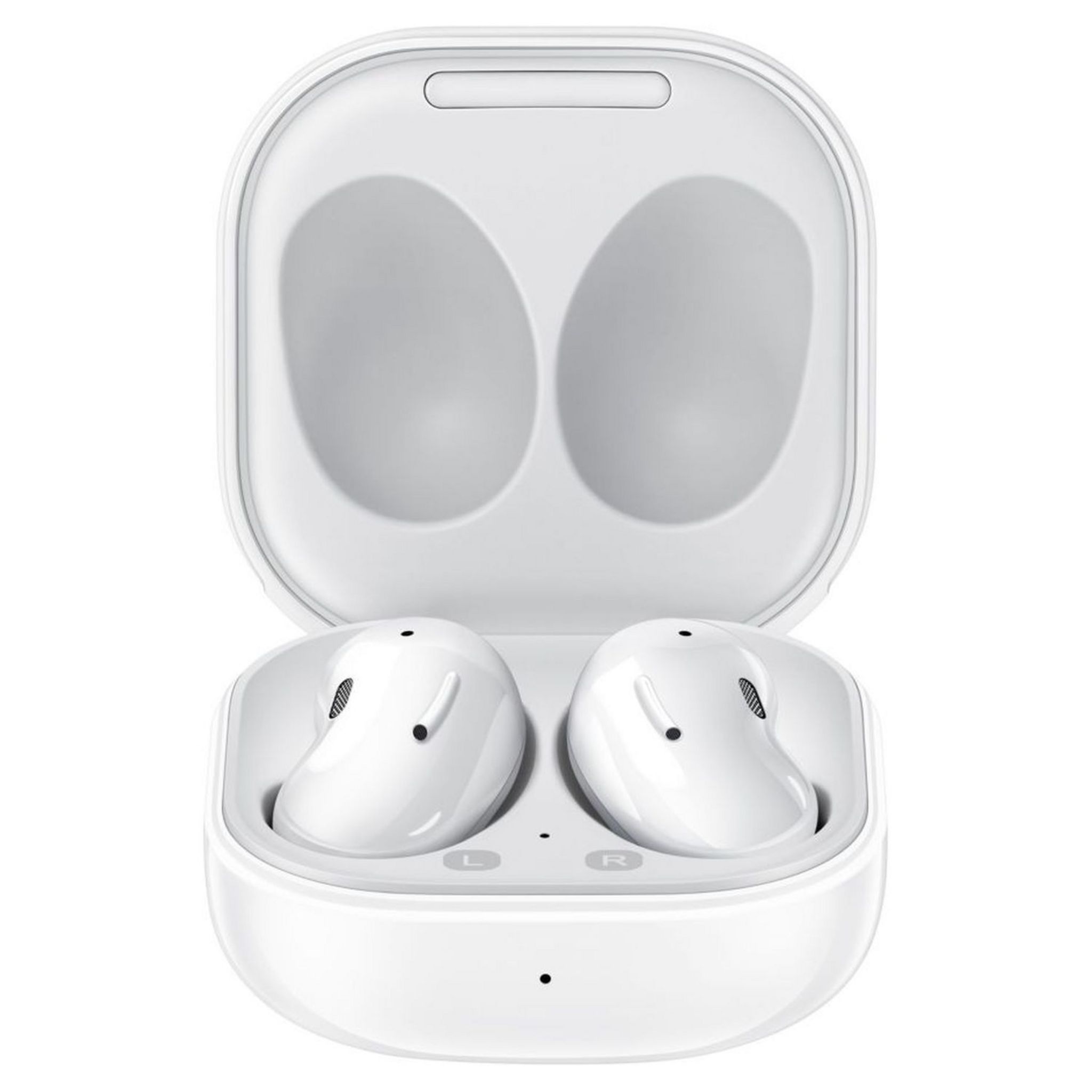 Voir la diapositive 5 : SAMSUNG Écouteurs sans fil Bluetooth avec étui de recharge - Galaxy Buds Live - Blanc
