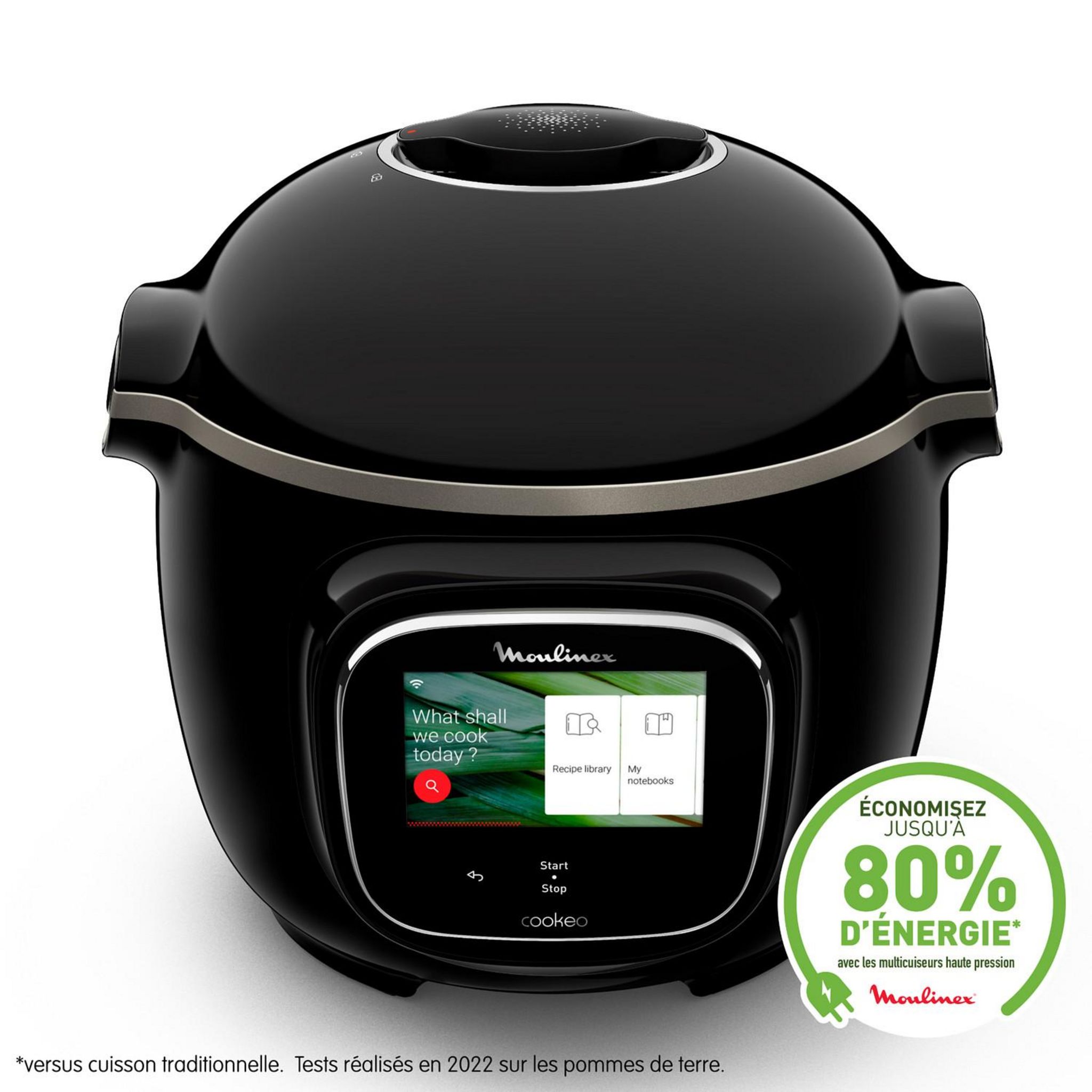 Voir la diapositive 2 : MOULINEX Multicuiseur intelligent Cookeo Touch Wifi CE902800 - Noir