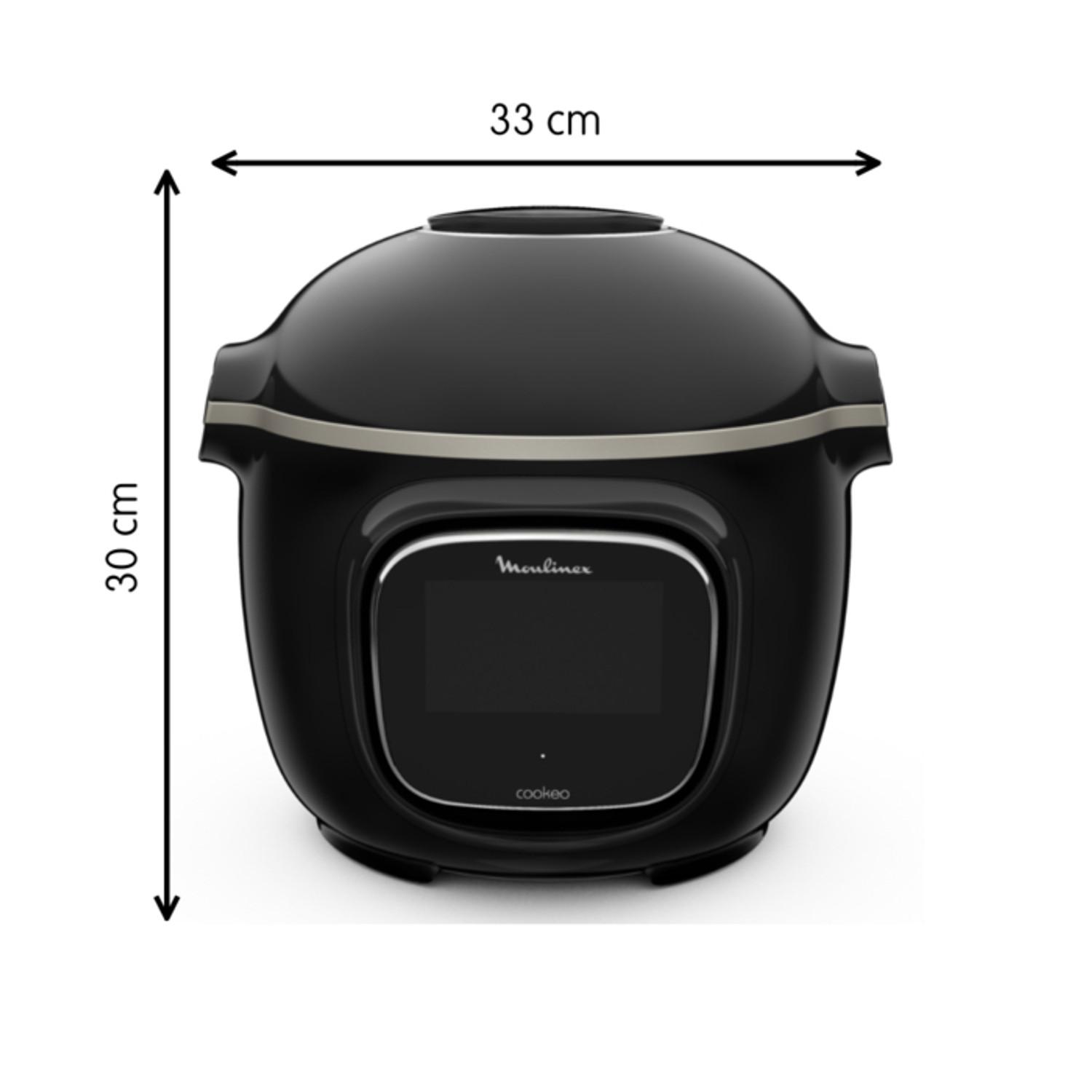 Voir la diapositive 7 : MOULINEX Multicuiseur intelligent Cookeo Touch Wifi CE902800 - Noir