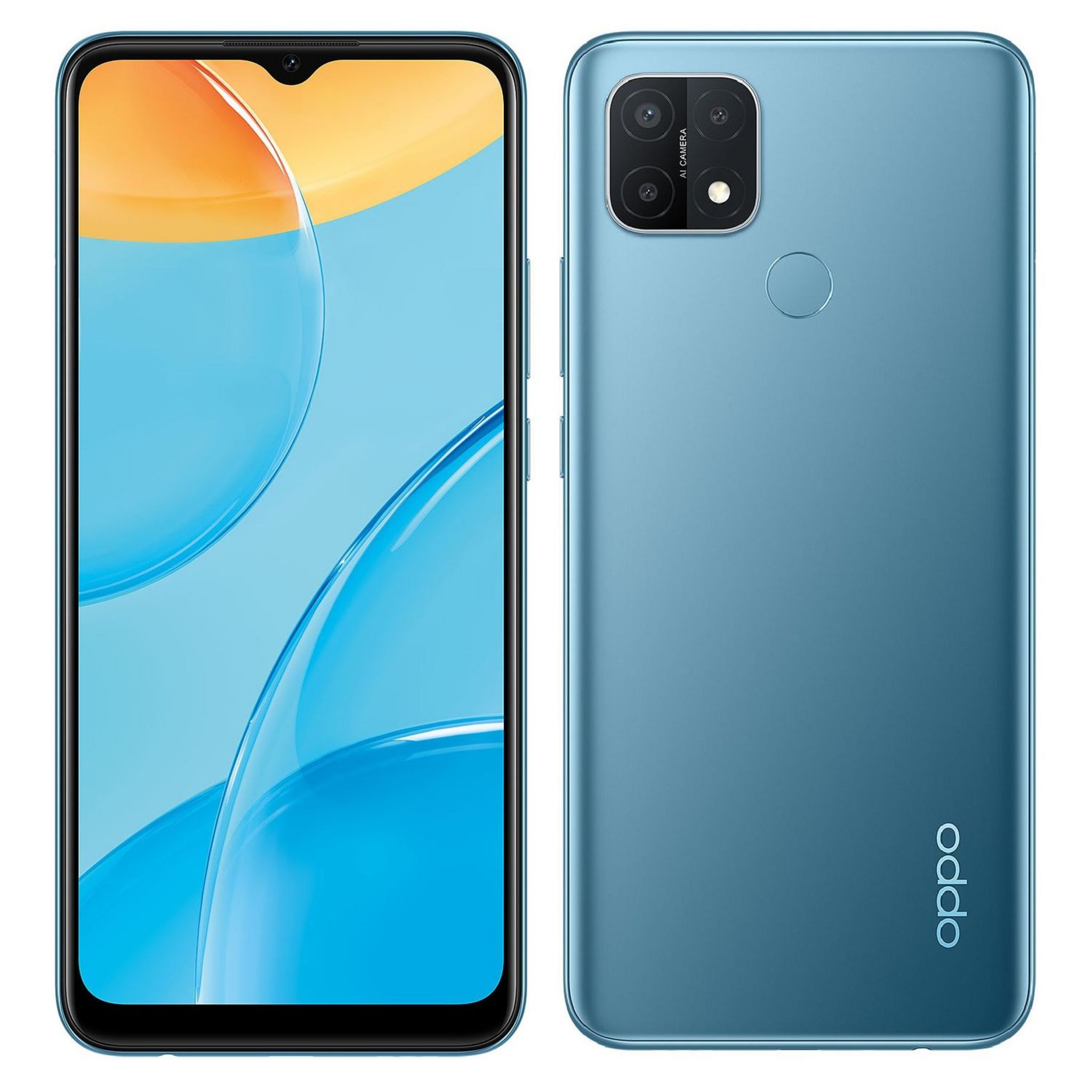 Voir la diapositive 1 : OPPO Smartphone A15  32 Go 4G  6.52 pouces Bleu Double NanoSim
