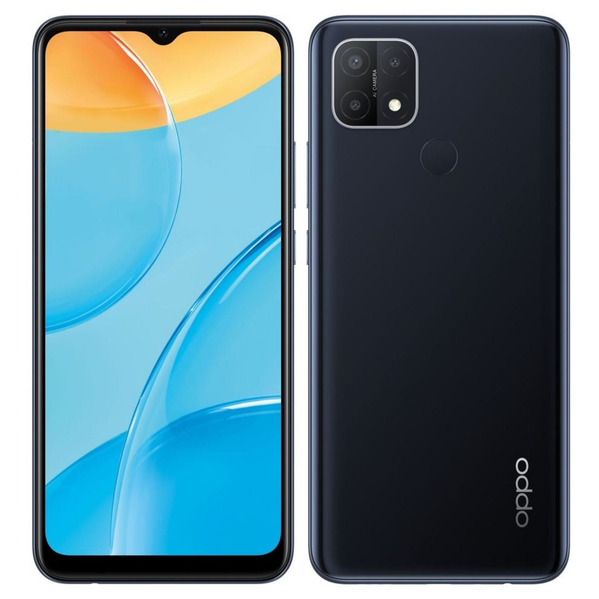 Voir la diapositive 1 : OPPO Smartphone A15  32 Go 4G  6.52 pouces Noir Double NanoSim