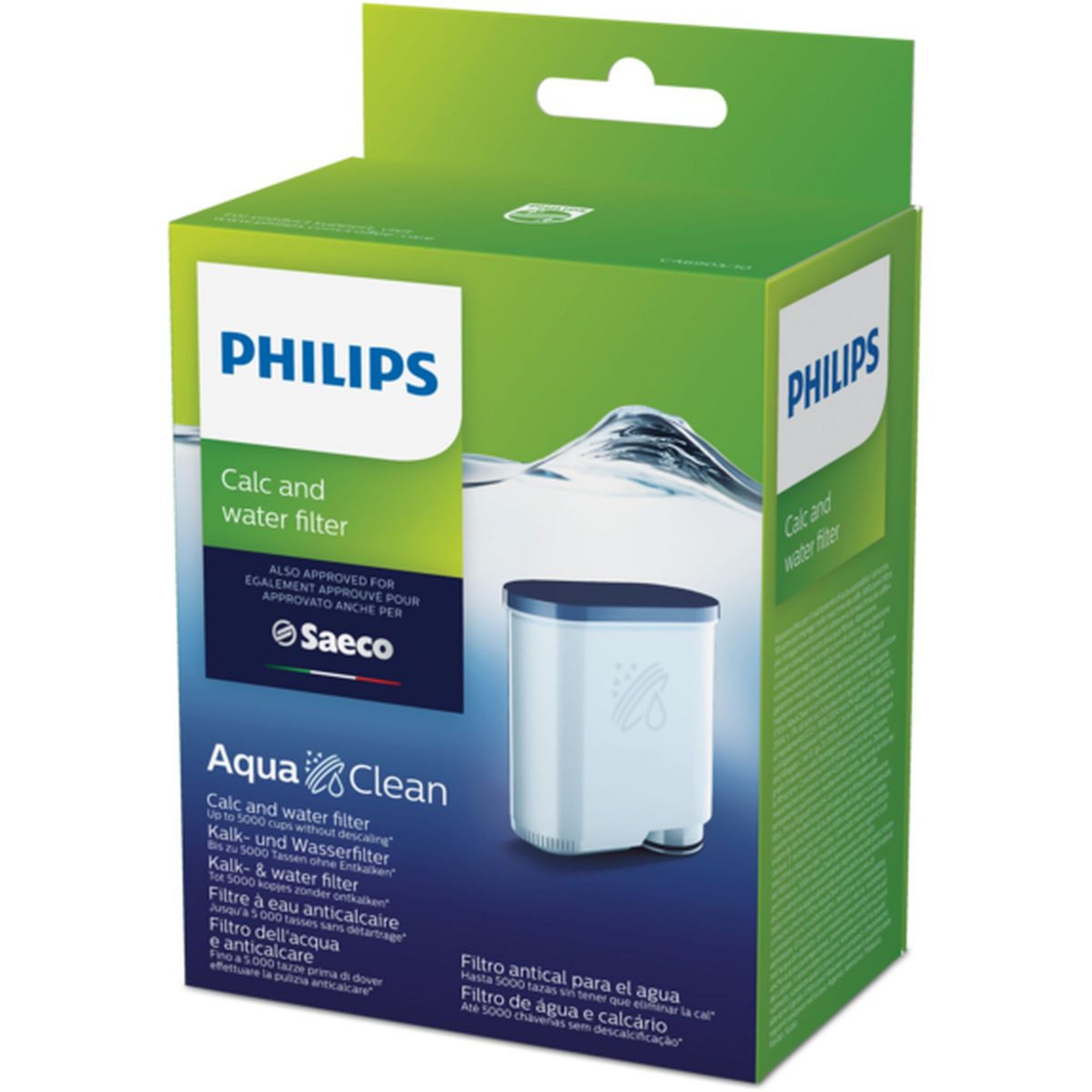 Voir la diapositive 3 : PHILIPS Filtre à eau et calcaire CA6903/10