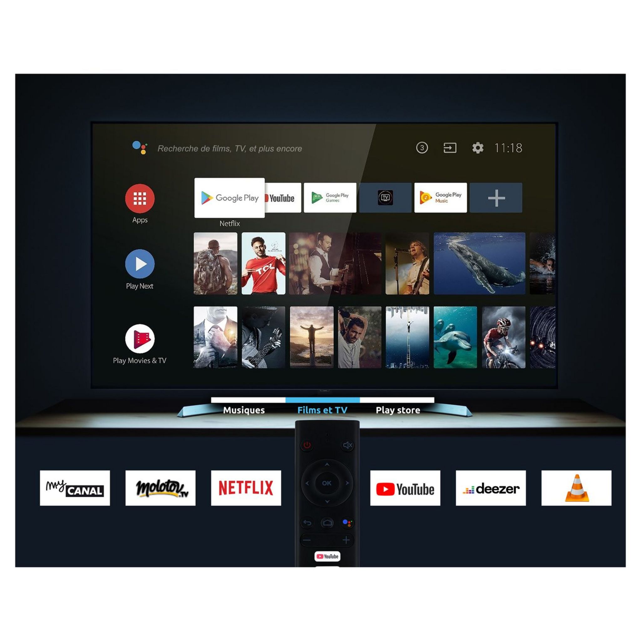 Voir la diapositive 6 : FUJIONKYO Box Android TV Google certifiée