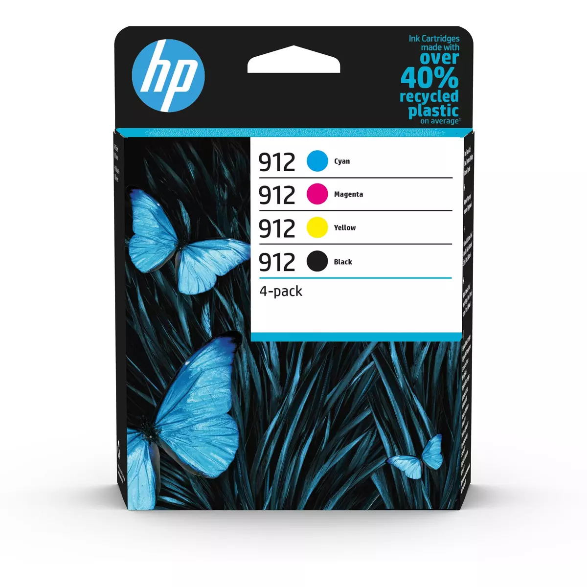 HP Pack de 4 Cartouches d'Encre HP 912 Noire, Cyan, Magenta, Jaune  Authentiques (6ZC74AE) pour HP OfficeJet Pro 8010 series / 8020 series pas  cher 