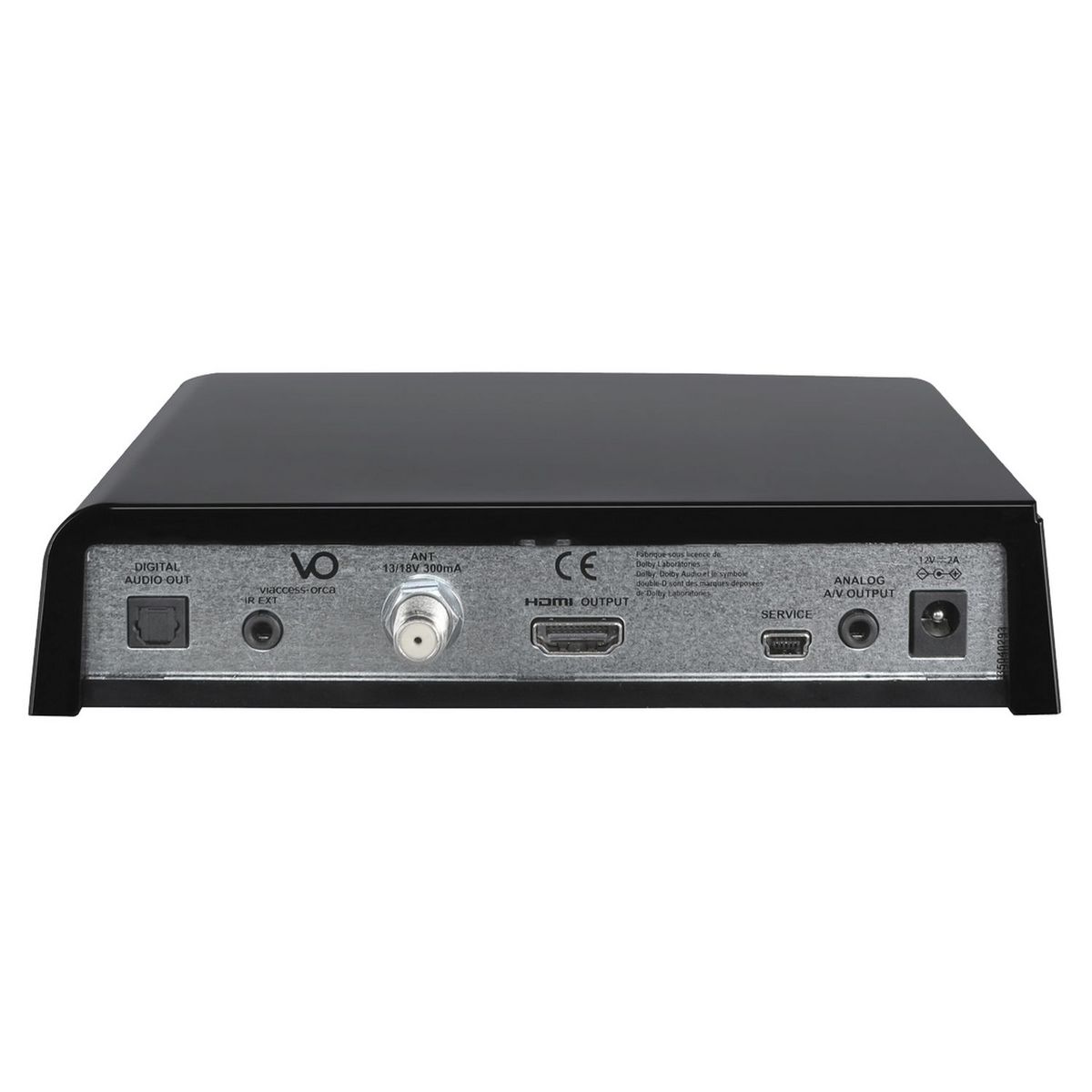 FUJIONKYO Terminal de réception TNT par satellite F9300 HD + Carte d'accès TNTSAT