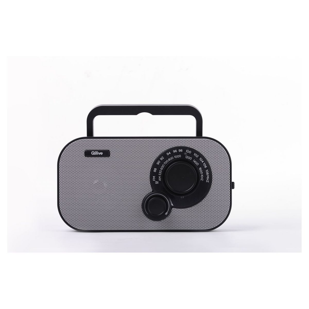 QILIVE Radio portable analogique - Gris - Q.1548