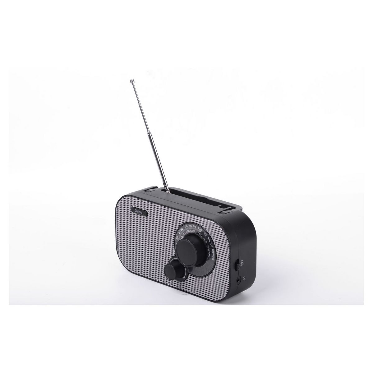 QILIVE Radio portable analogique - Gris - Q.1548
