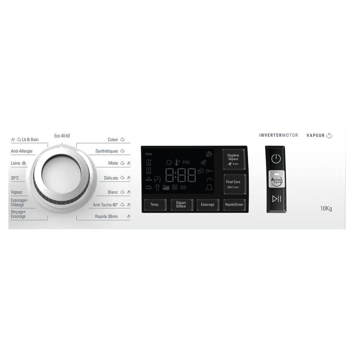 HOTPOINT Lave linge hublot NAM111044WMFRN, 10 kg, 1400 T/min, 
