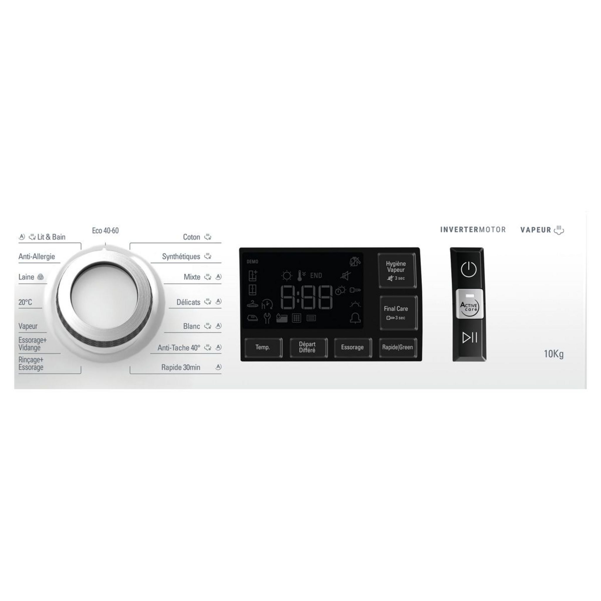 Voir la diapositive 2 : HOTPOINT Lave linge hublot NAM111044WMFRN, 10 kg, 1400 T/min, 