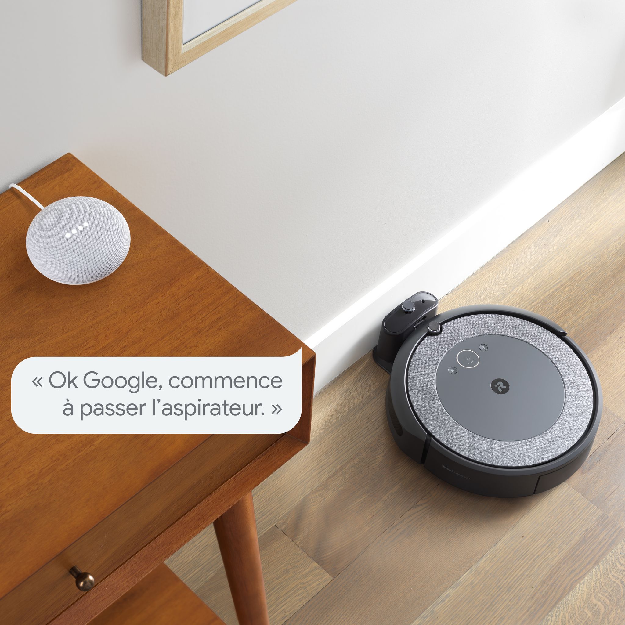 Voir la diapositive 5 : IROBOT Aspirateur robot connecté Roomba I3156 - Gris