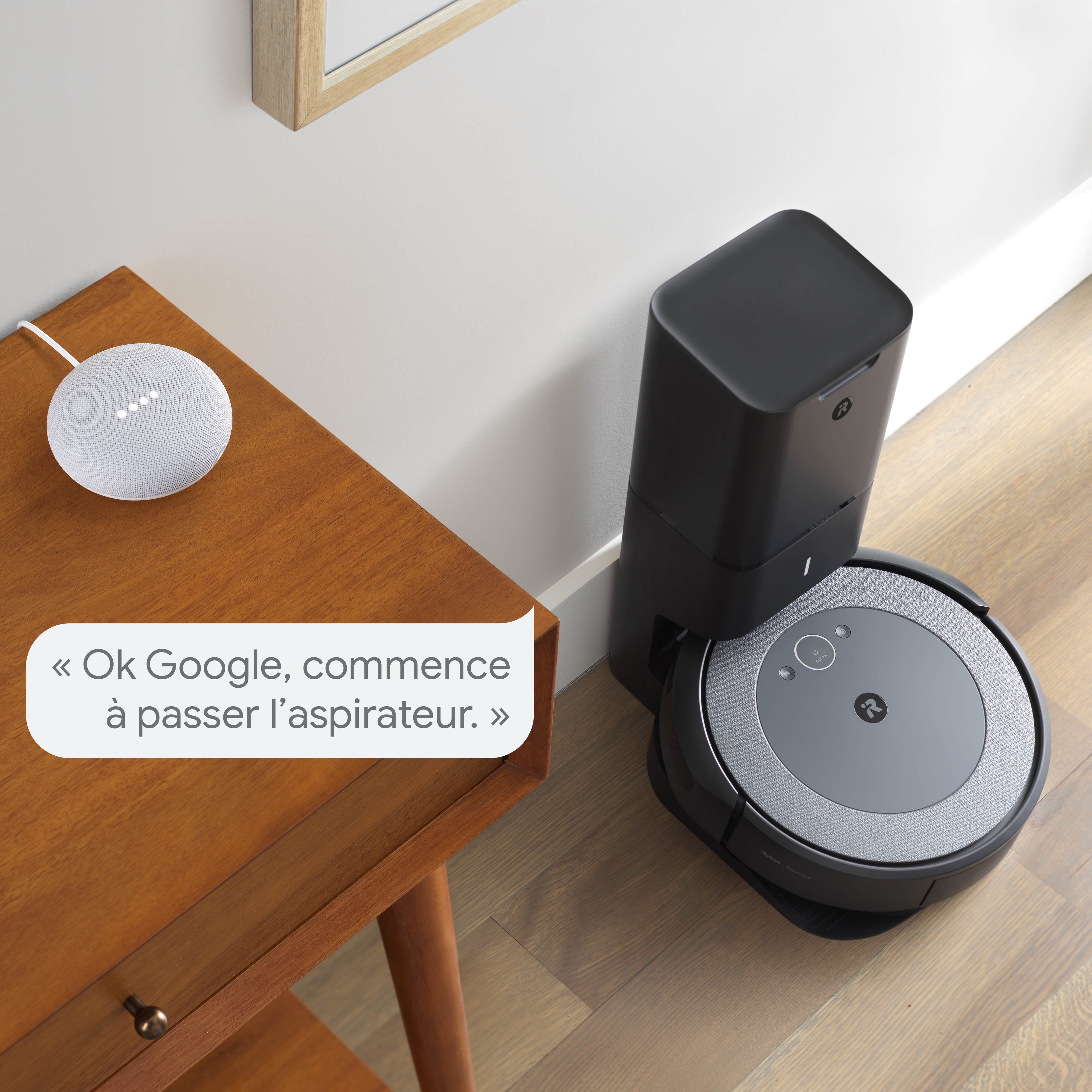 Voir la diapositive 5 : IROBOT Aspirateur robot connecté Roomba I3556 - Gris