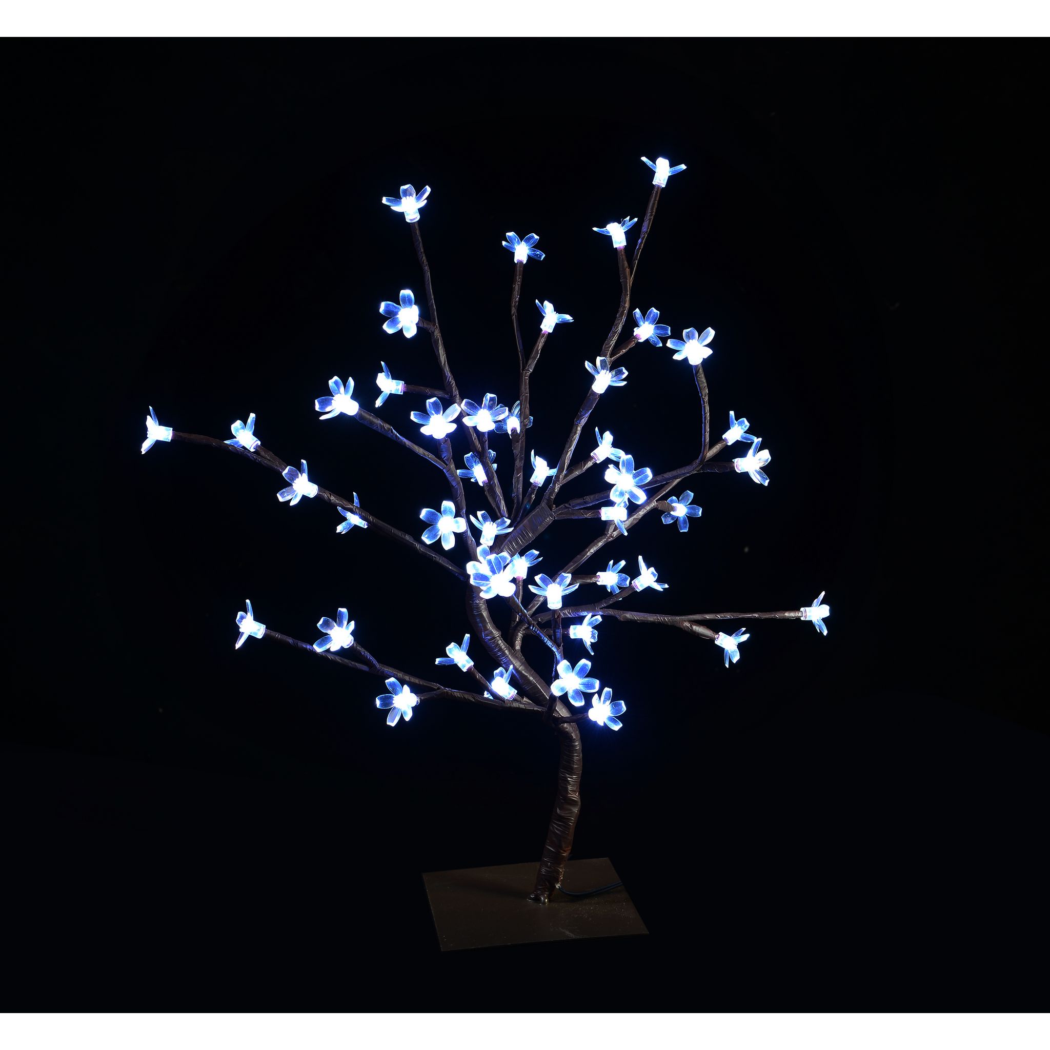 Voir la diapositive 2 : ACTUEL Arbre lumineux intérieur/extérieur fleurs 45 LED
