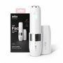 Voir la diapositive 2 : BRAUN Mini rasoir visage FS1000 - Blanc