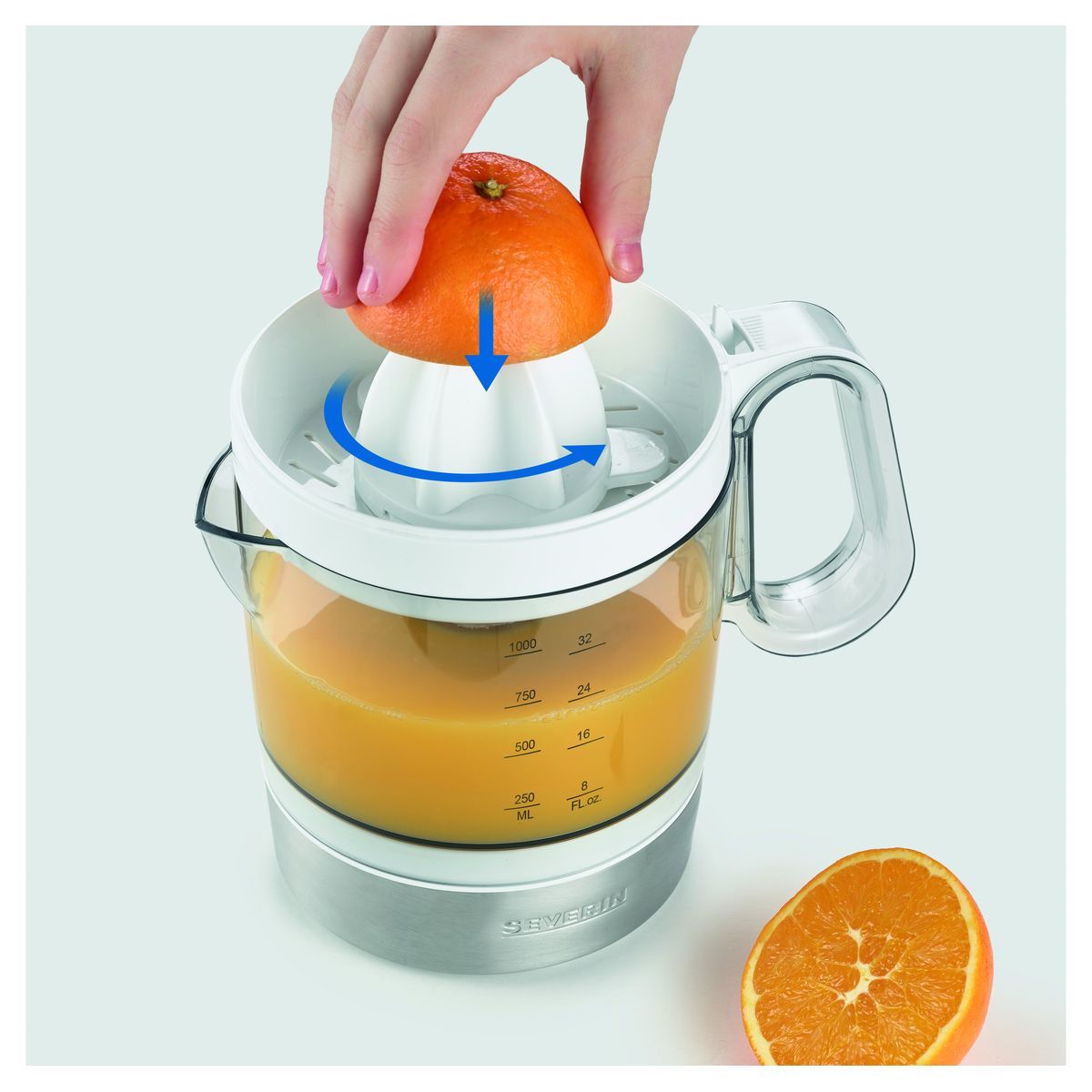 SEVERIN Presse-agrumes CP3535 - Inox brossé