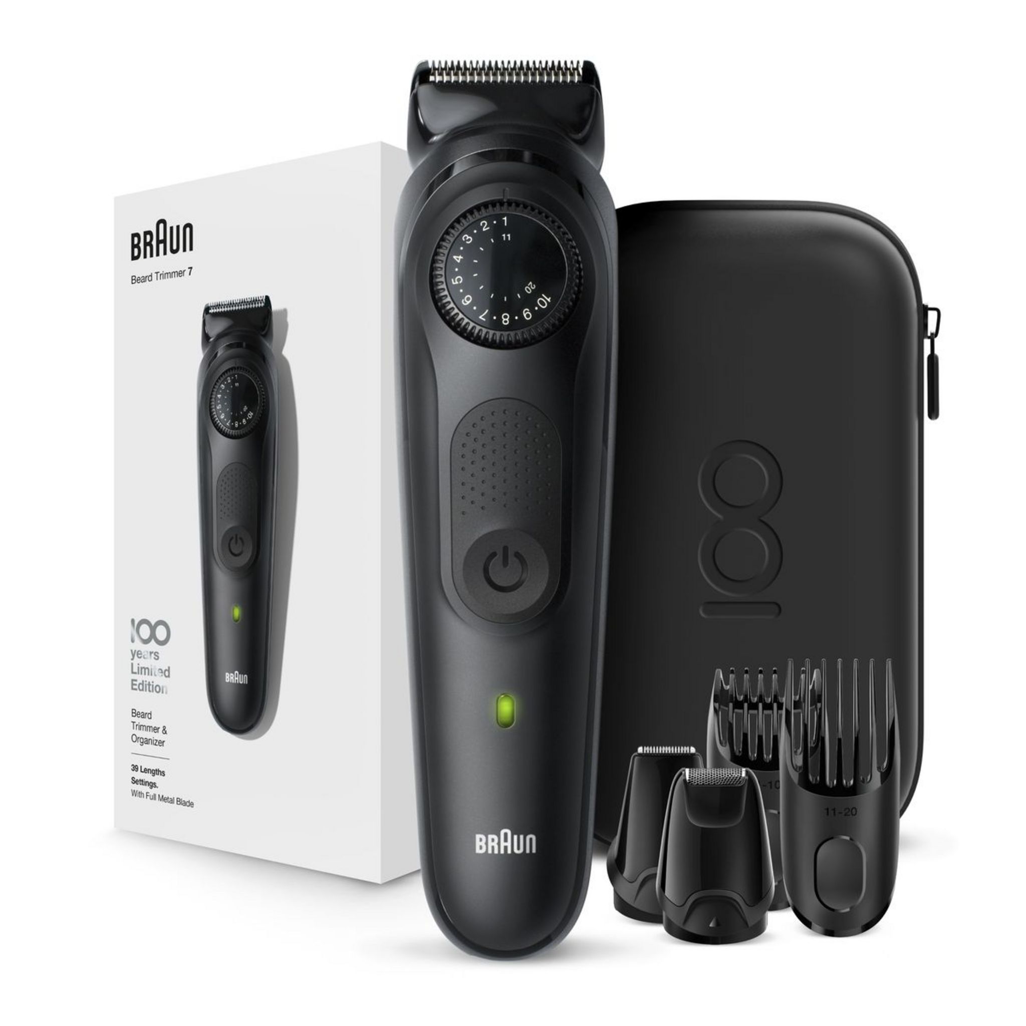 Voir la diapositive 3 : BRAUN Tondeuse barbe et cheveux MBBT7 - Noir