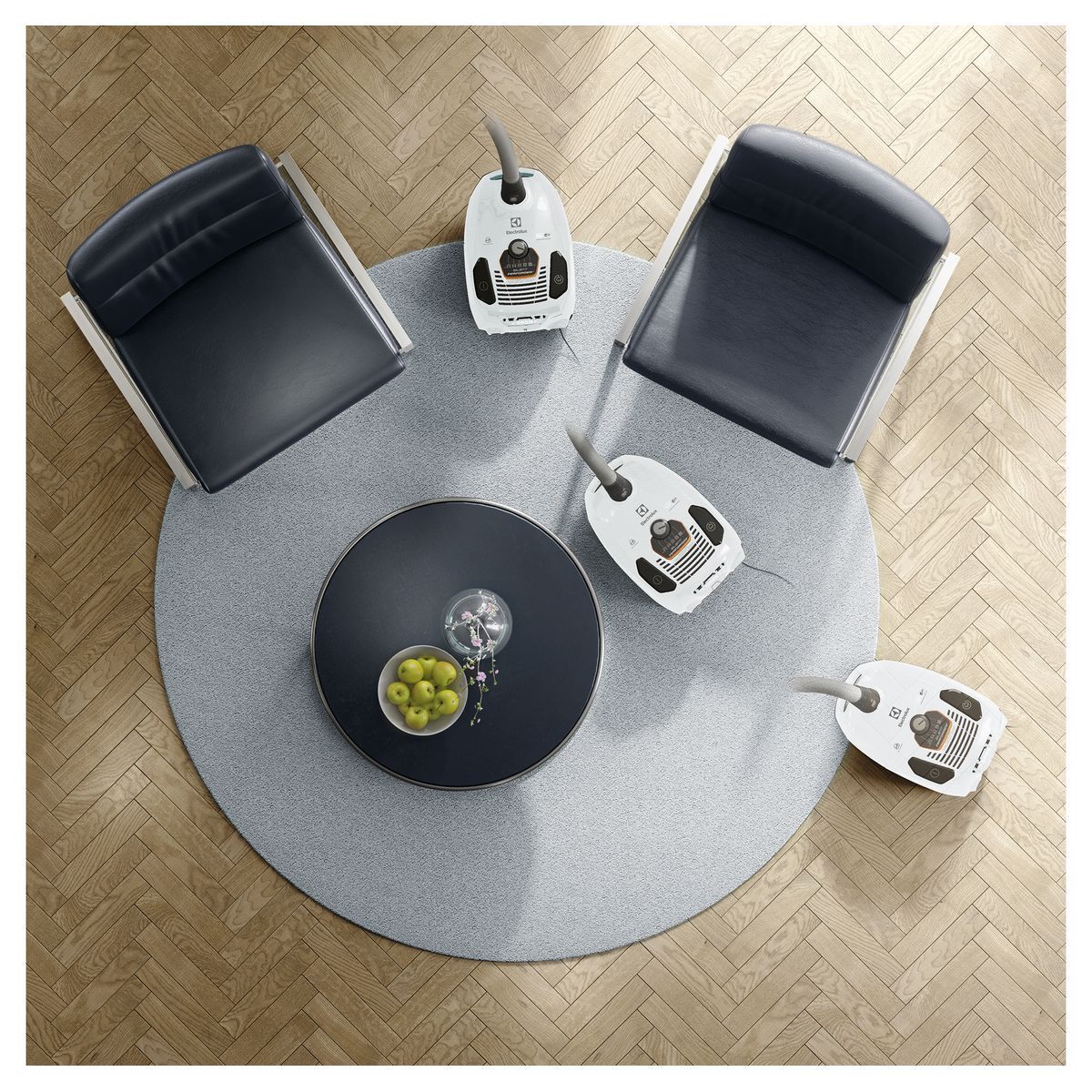 ELECTROLUX Aspirateur traîneau avec sac ESP75IW4A - Blanc glacier