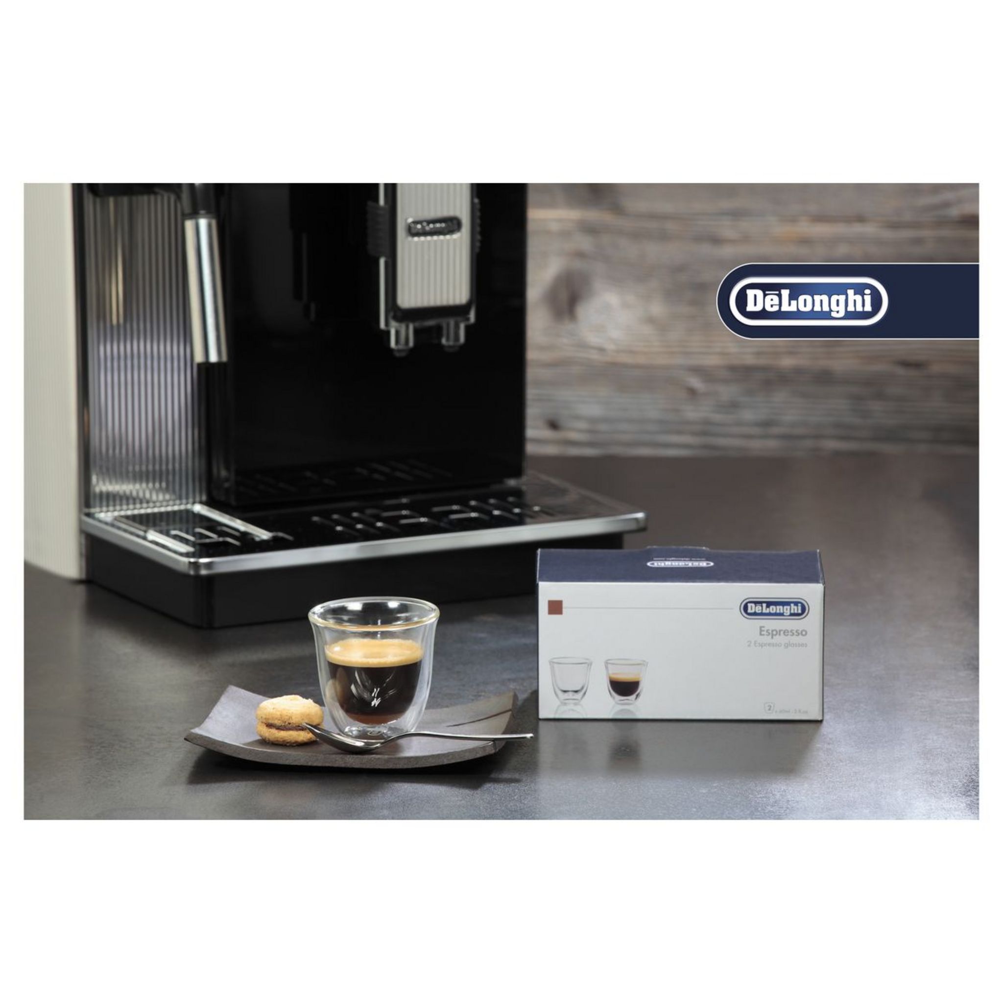 Voir la diapositive 2 : DELONGHI Set de tasses espresso