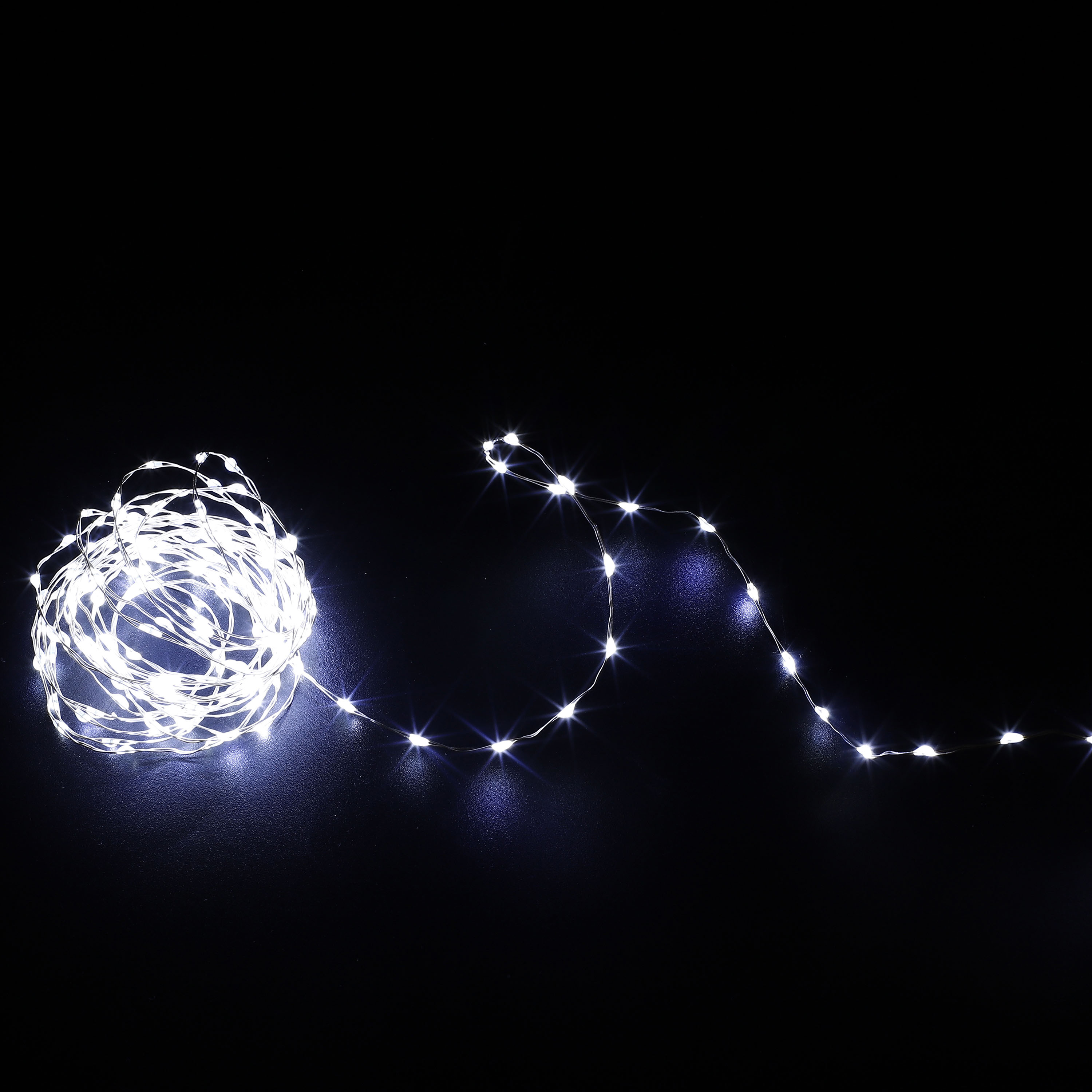 Voir la diapositive 2 : ACTUEL Guirlande Extérieure 500 LED Blanc Froid 10 m