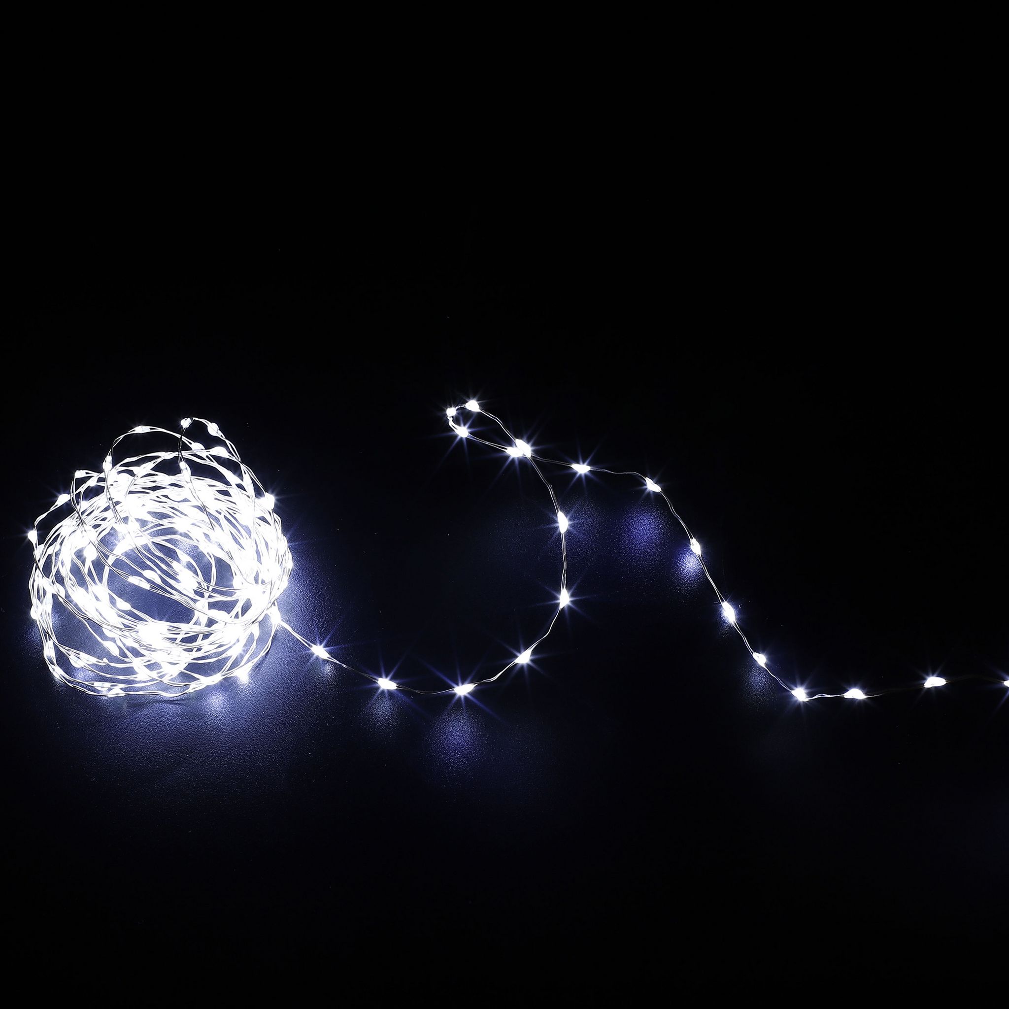 Voir la diapositive 2 : ACTUEL Guirlande Extérieure 500 LED Blanc Froid 10 m