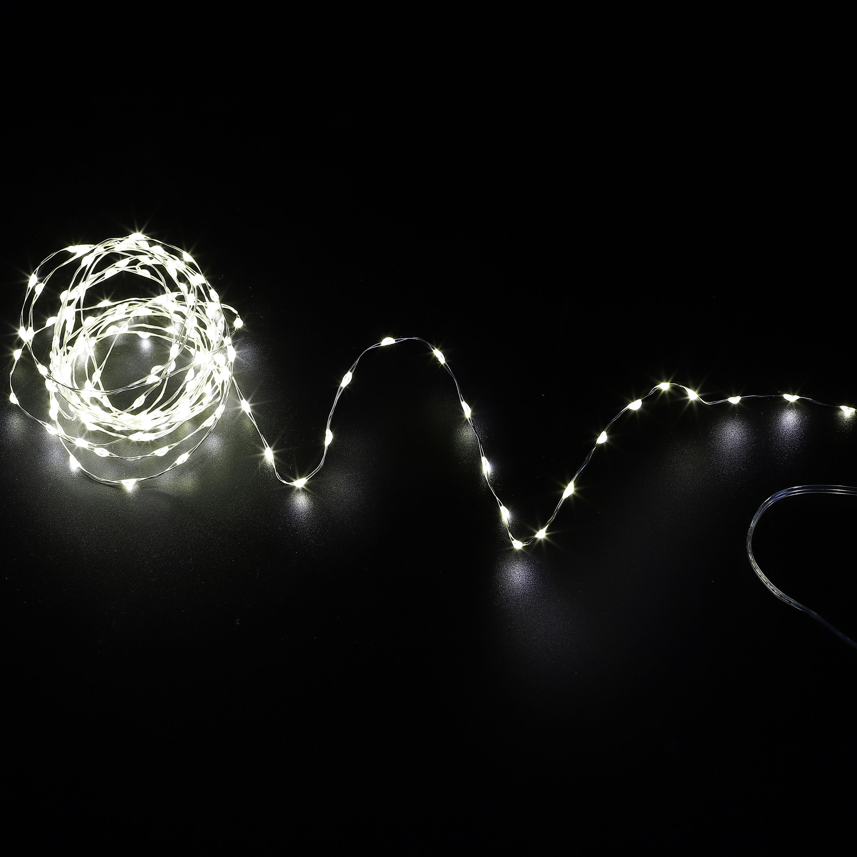 Voir la diapositive 2 : ACTUEL Guirlande Extérieure 500 LED Blanc Chaud 10 m