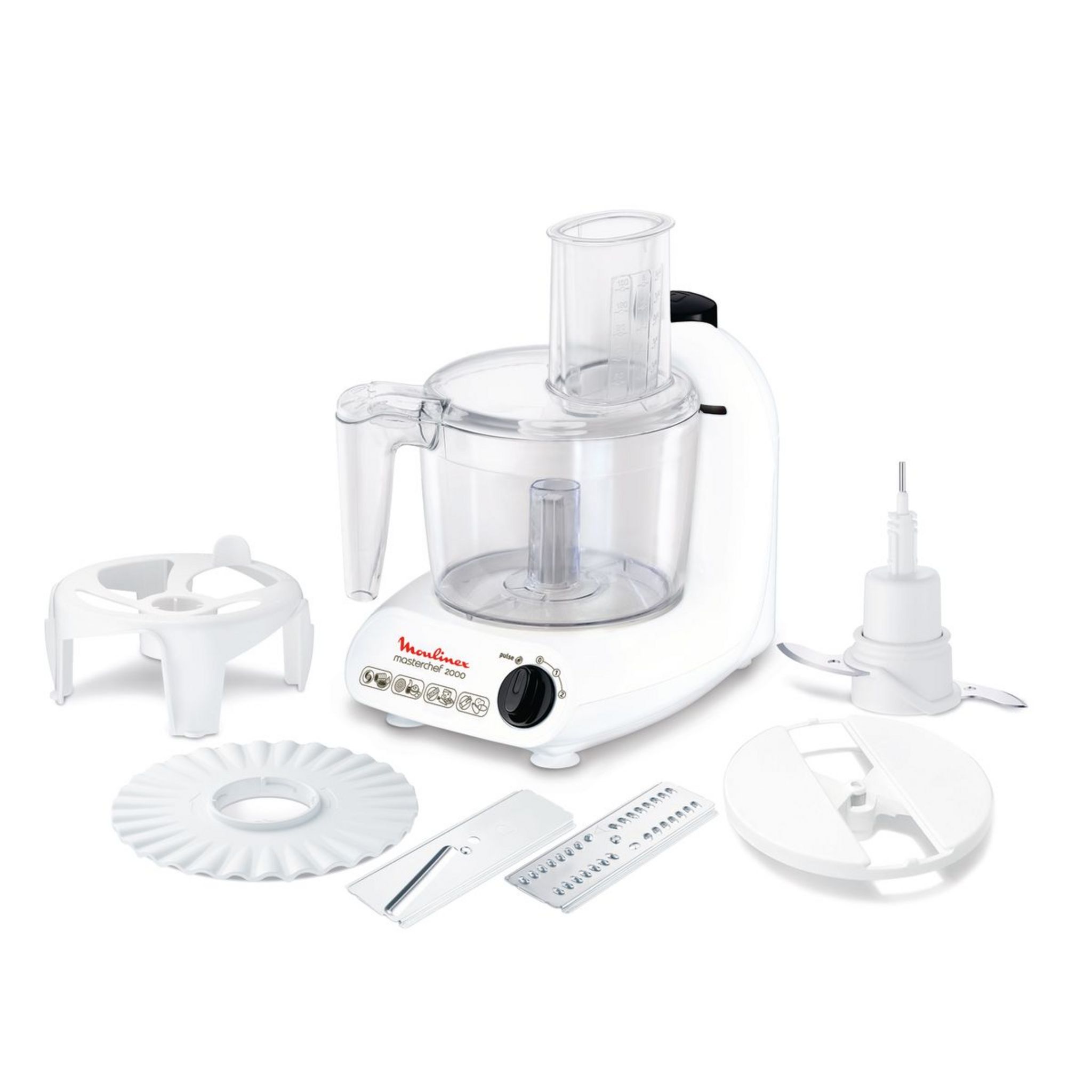 Voir la diapositive 2 : MOULINEX Robot multifonction Masterchef FP211110 - Blanc