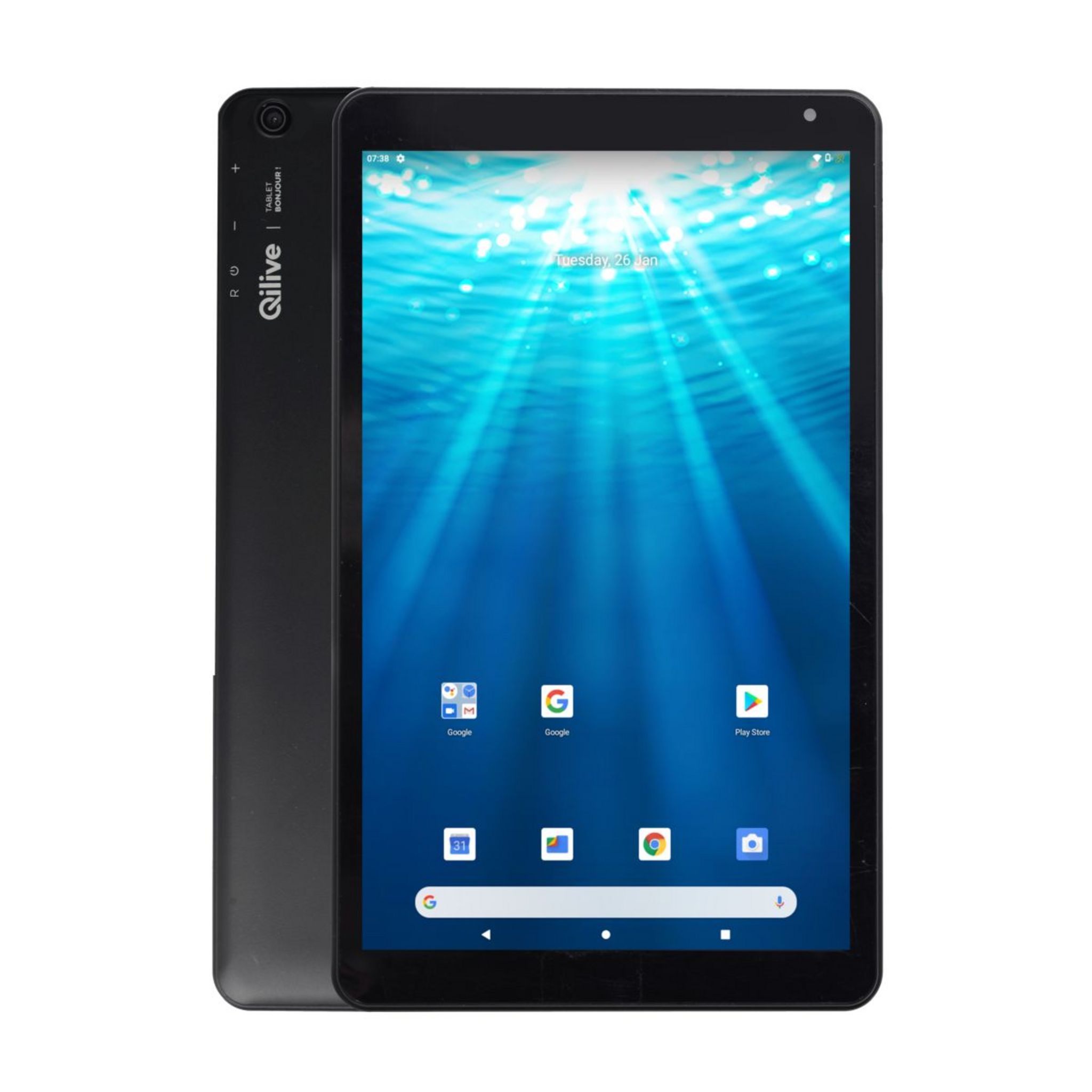 Voir la diapositive 5 : QILIVE Tablette tactile 8 pouces  - 32 Go - RAM 2 Go - WIFI - Noir