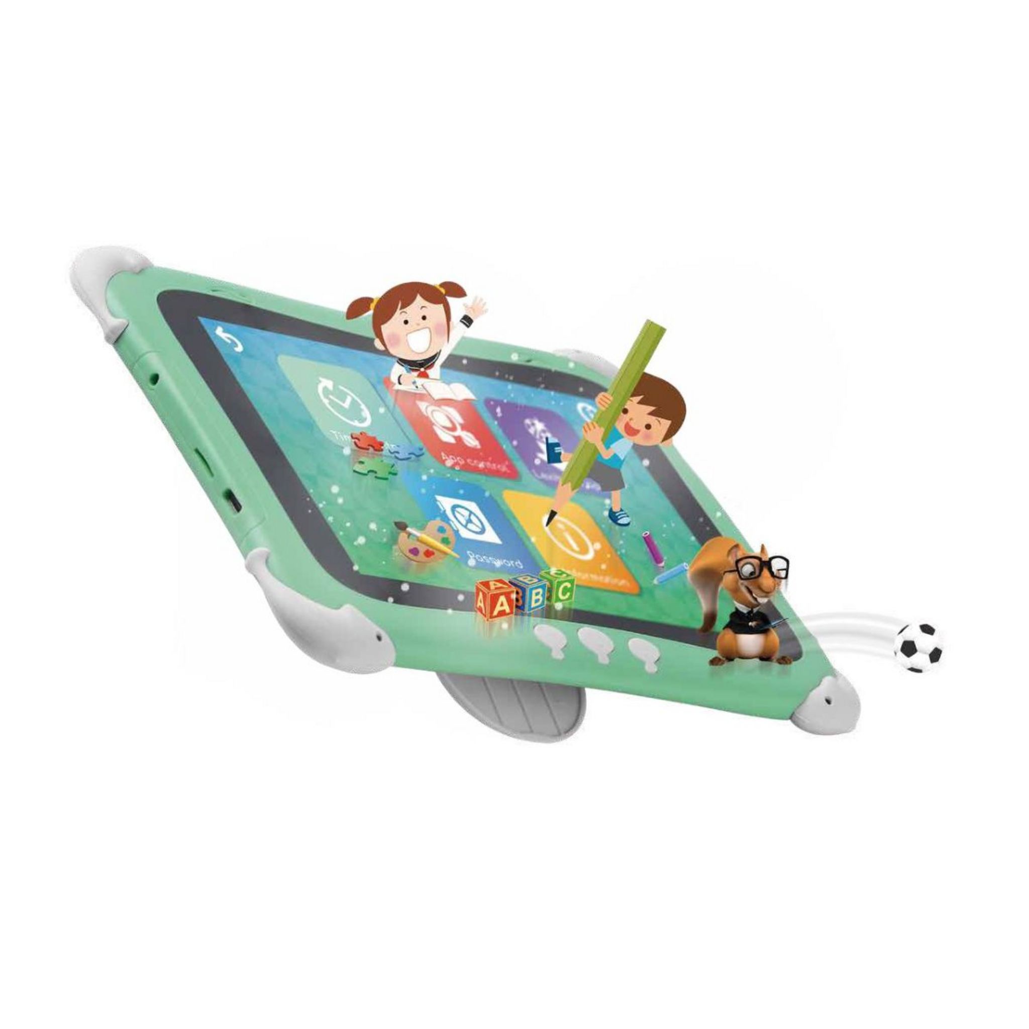 Voir la diapositive 2 : QILIVE Tablette tactile KIDS 8 pouces - 16 Go - Ram 2 Go - Vert
