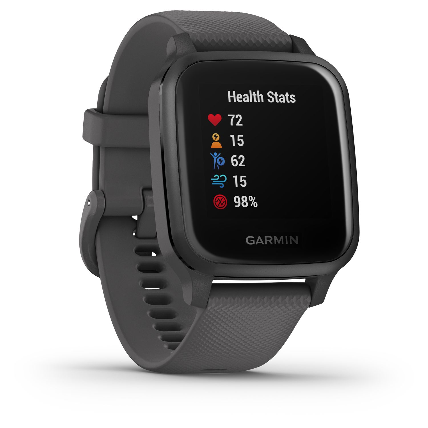 Voir la diapositive 3 : GARMIN Montre connectée Venu SQ - Gris