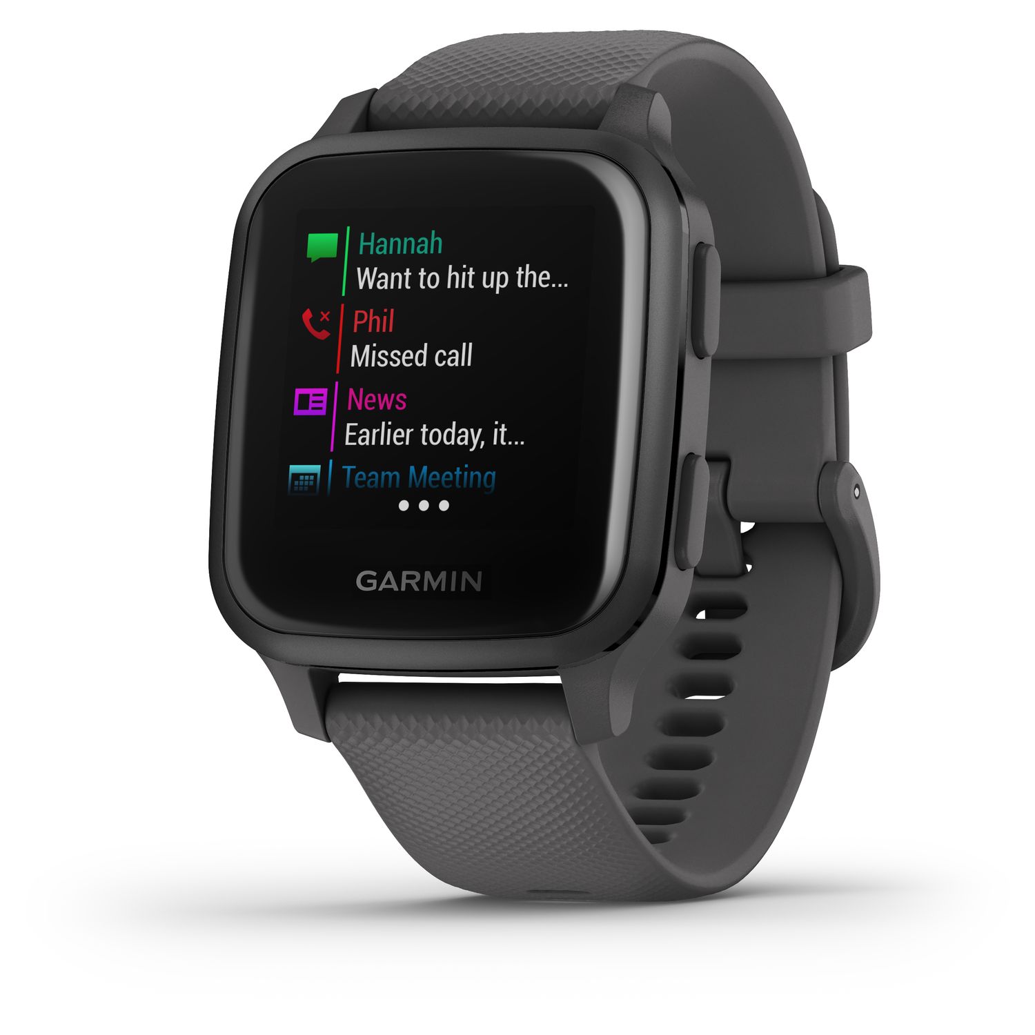 Voir la diapositive 5 : GARMIN Montre connectée Venu SQ - Gris
